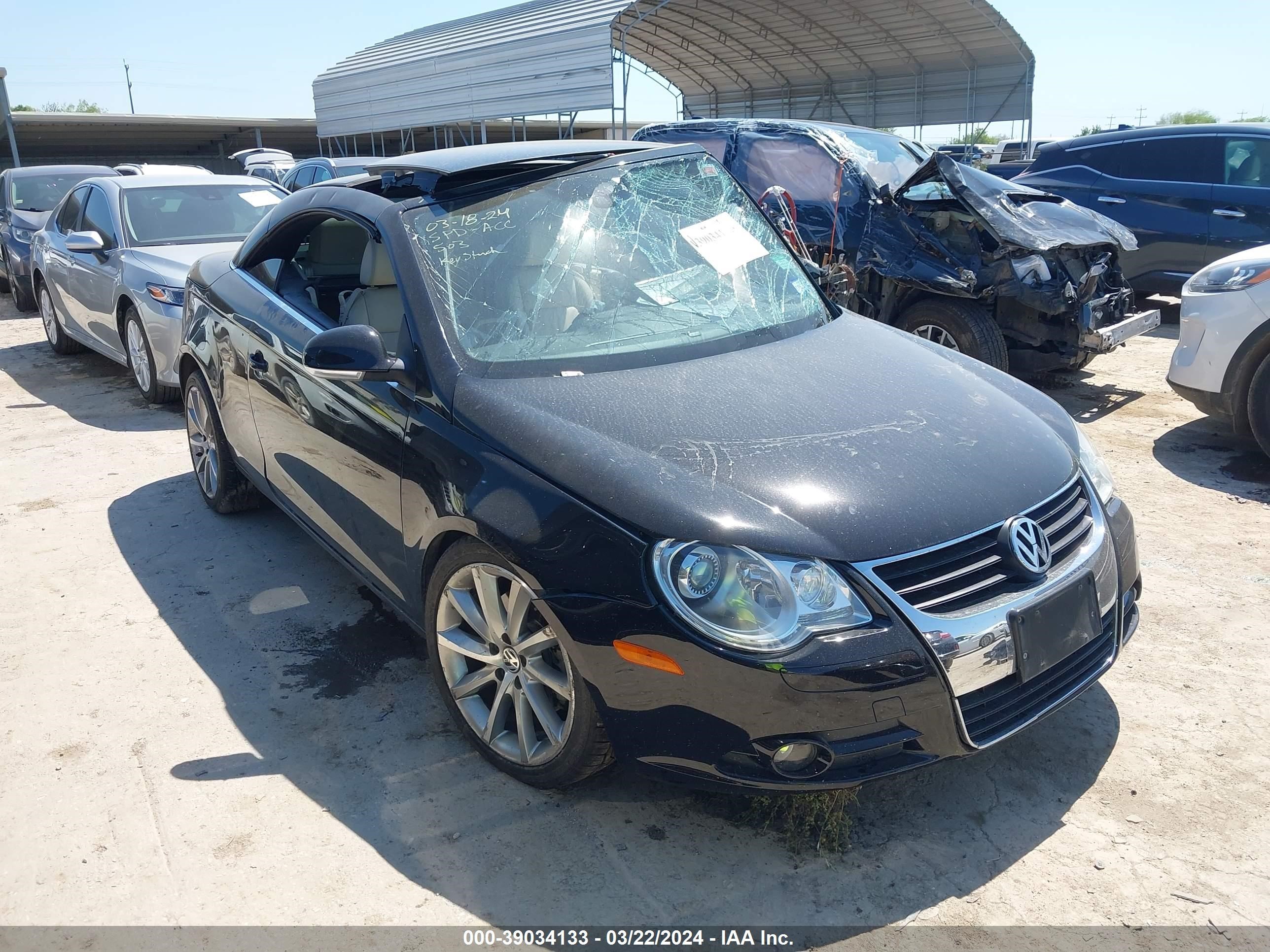 volkswagen eos 2007 wvwdb71f57v044550