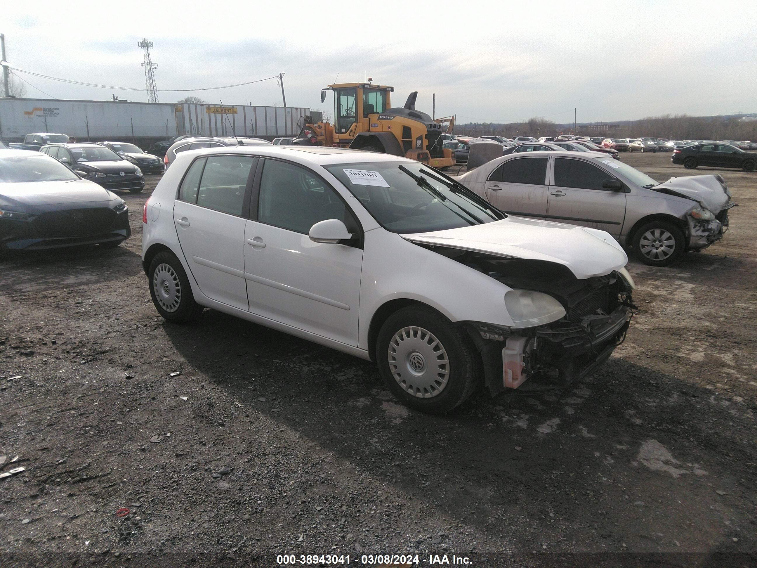 volkswagen golf 2008 wvwdb71k88w260854