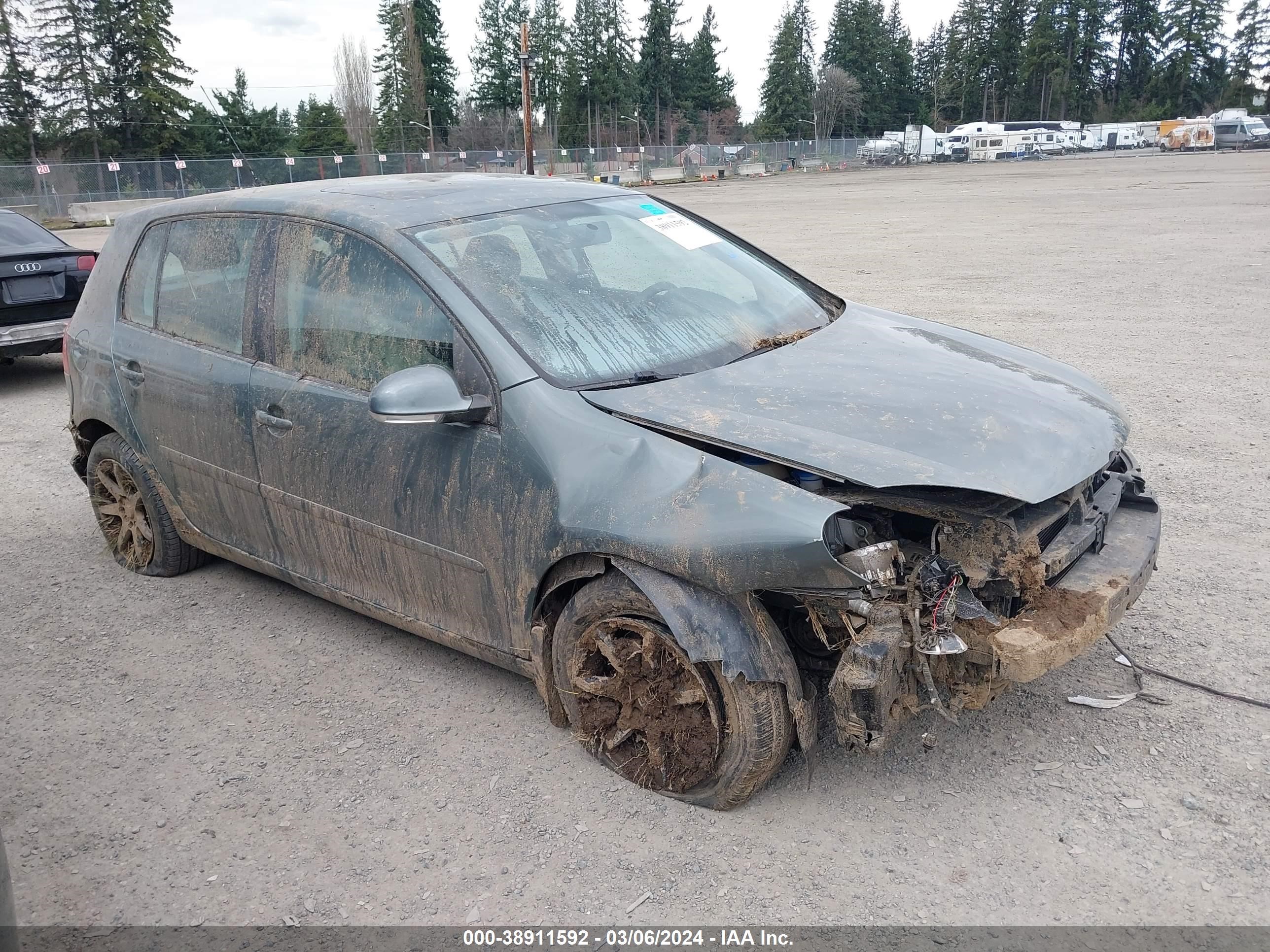 volkswagen golf 2007 wvwdr71k27w088914