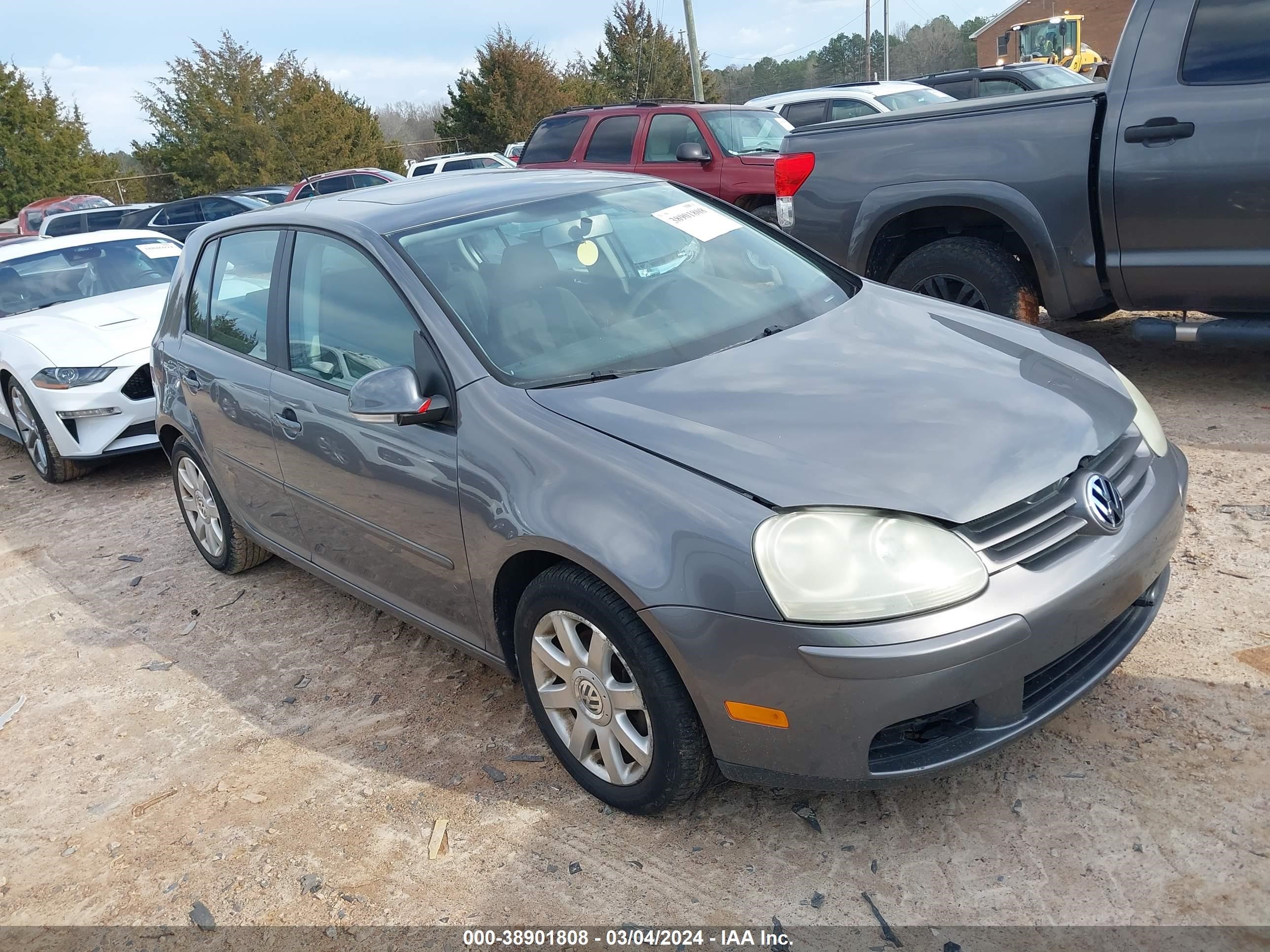 volkswagen golf 2007 wvwds71k87w117613