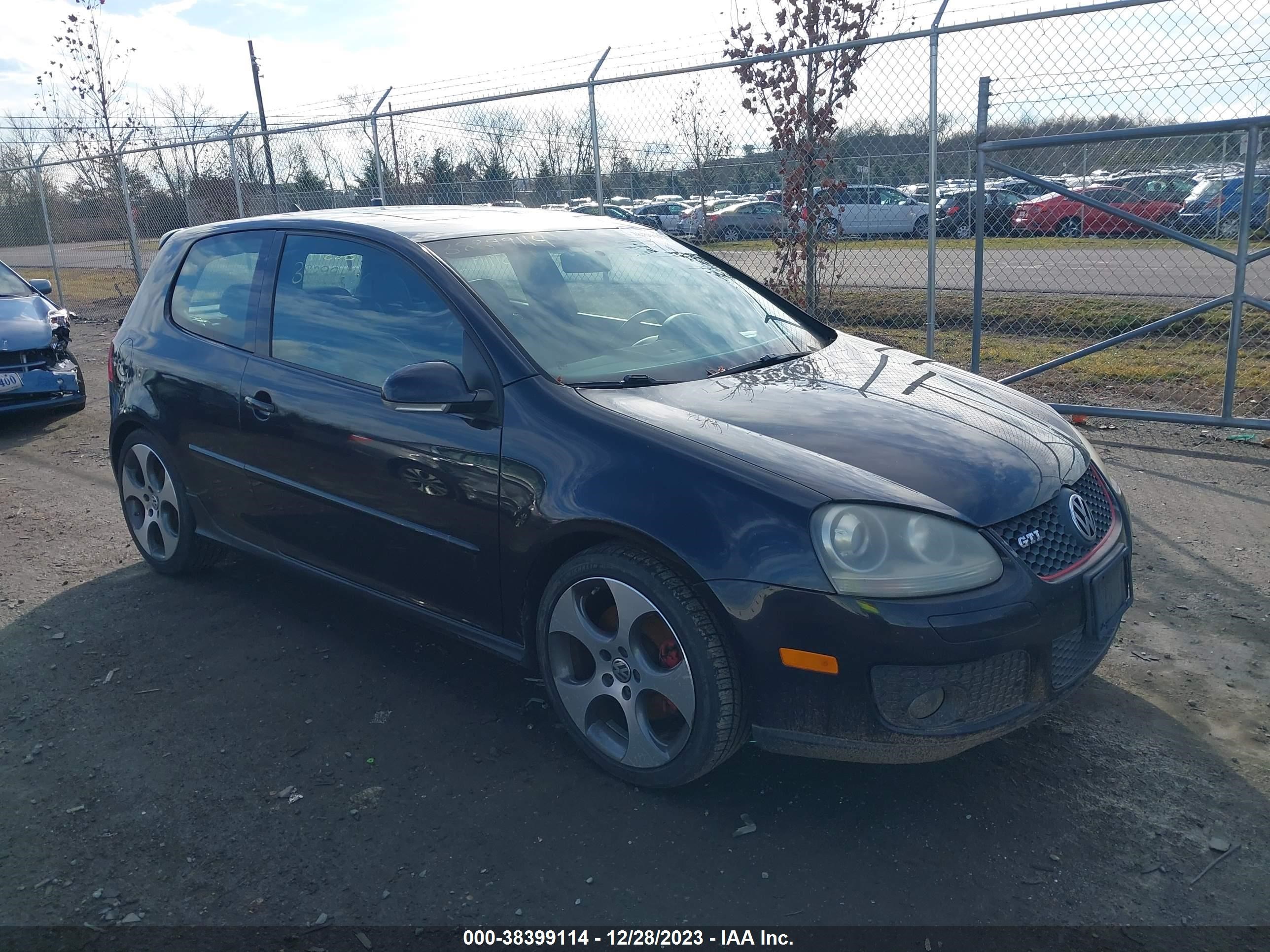 volkswagen gti 2008 wvwed71k88w332487