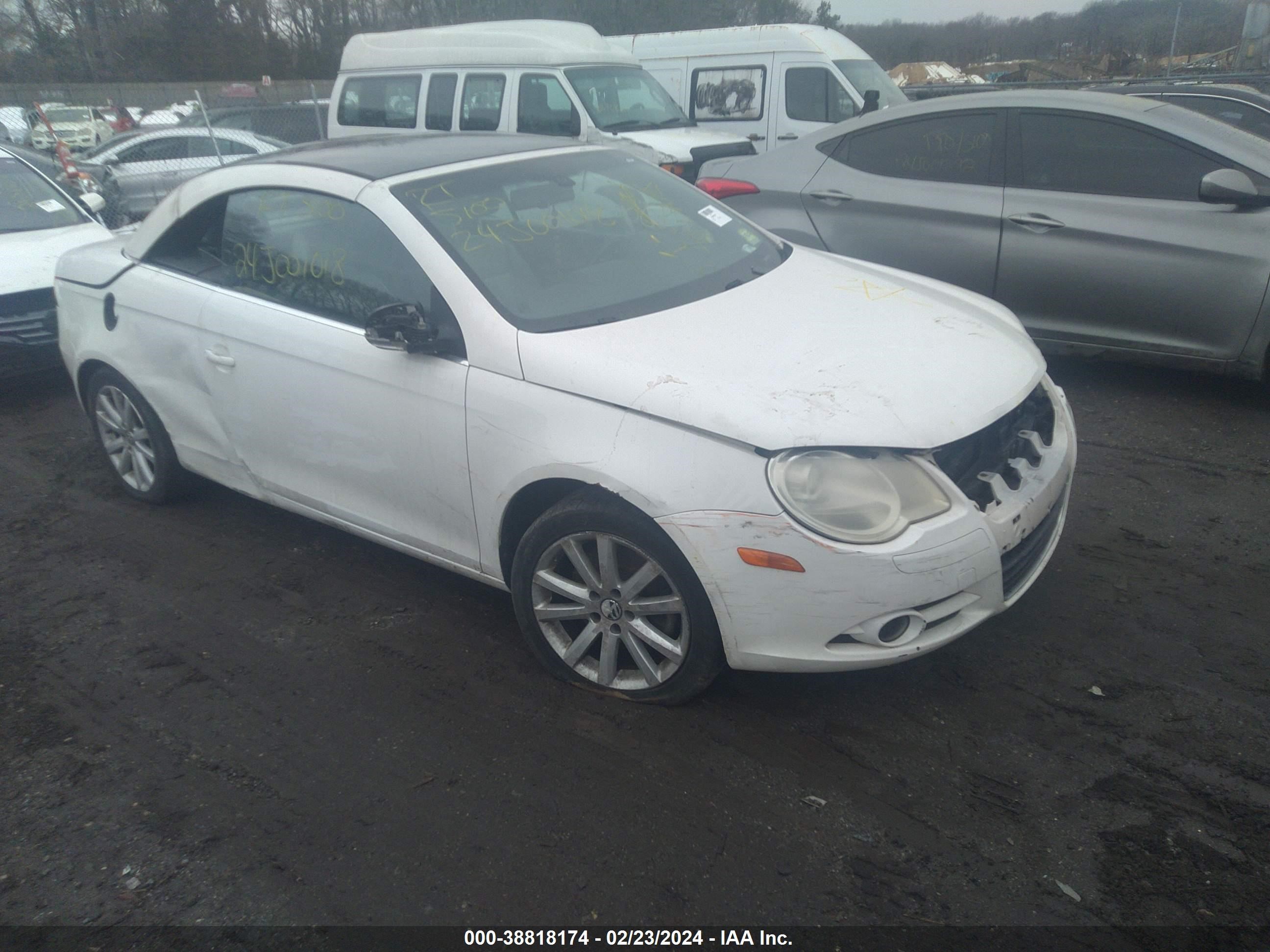 volkswagen eos 2007 wvwfa71f57v029347