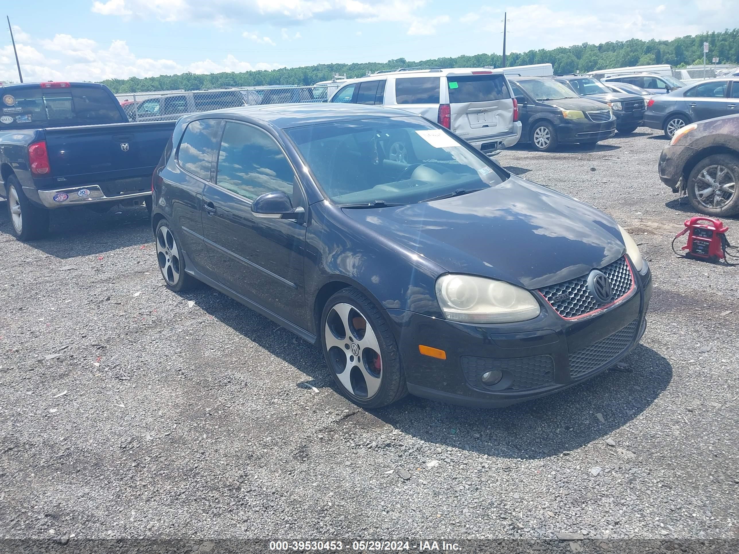 volkswagen gti 2009 wvwfd71k39w140934