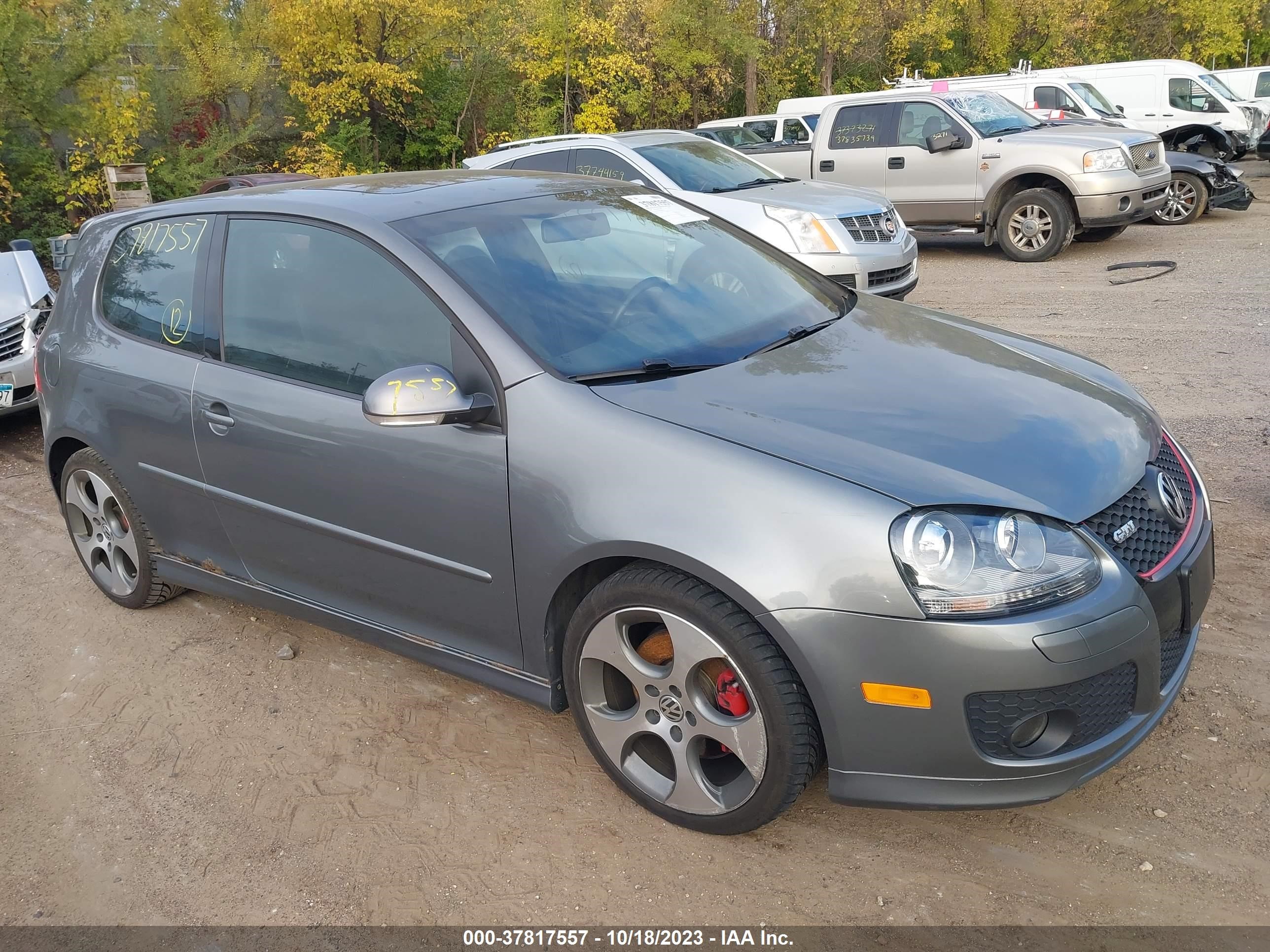 volkswagen gti 2007 wvwfv71k87w049328