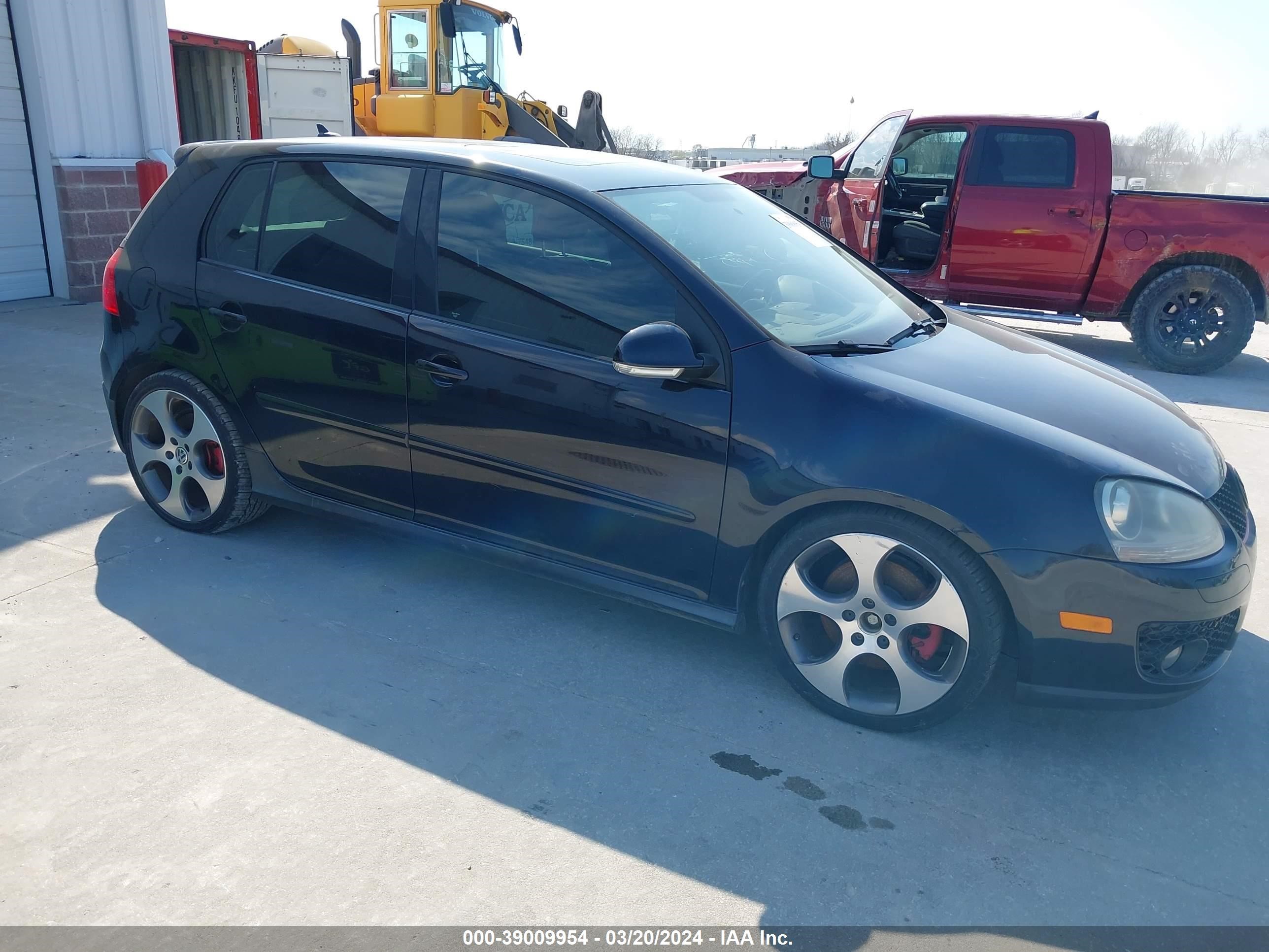 volkswagen gti 2009 wvwhd71k69w017315