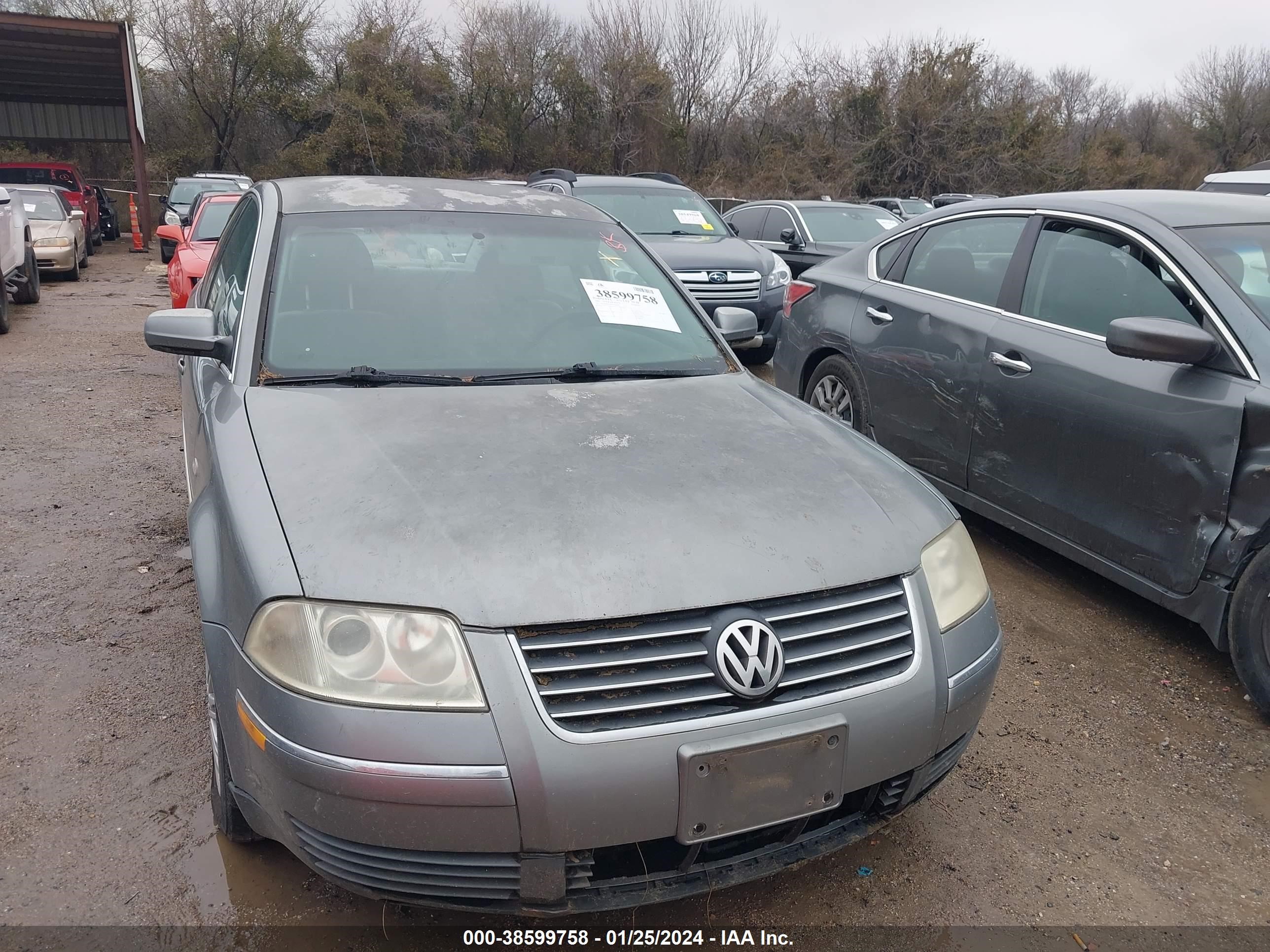 volkswagen passat 2003 wvwmd63b23p268341