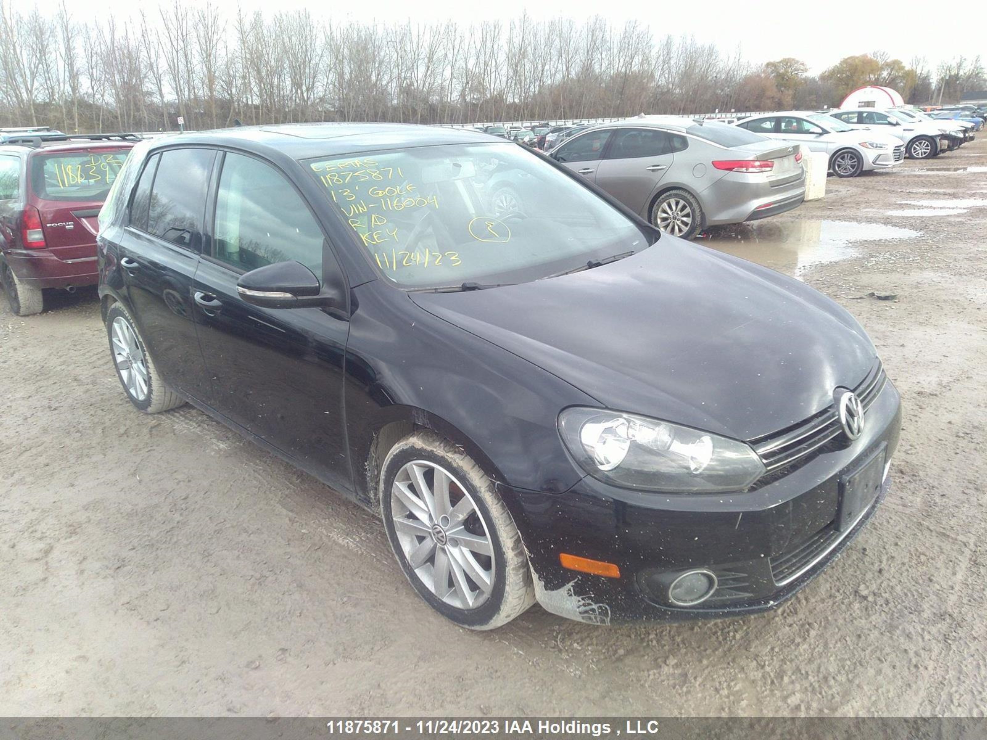 volkswagen golf 2013 wvwnm7aj9dw116004