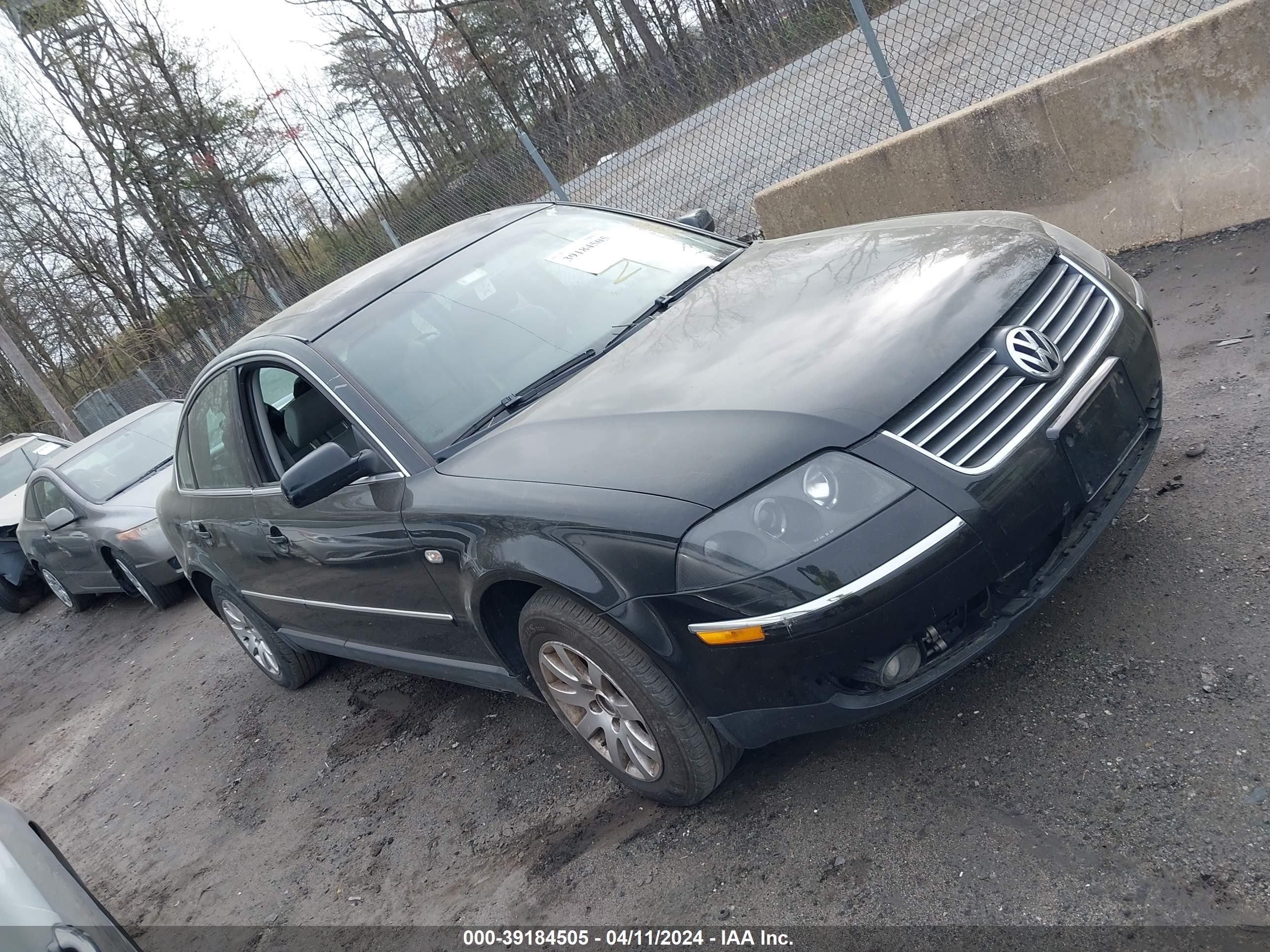 volkswagen passat 2003 wvwpd63b53p059950