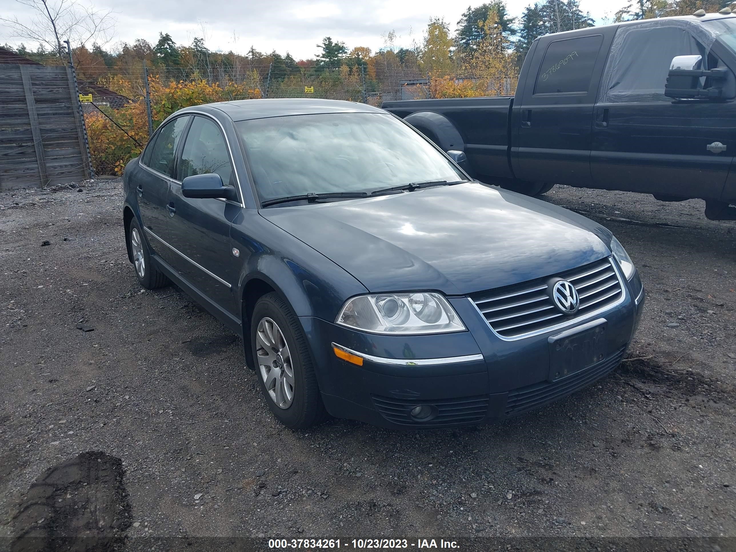 volkswagen passat 2003 wvwpd63b53p245360