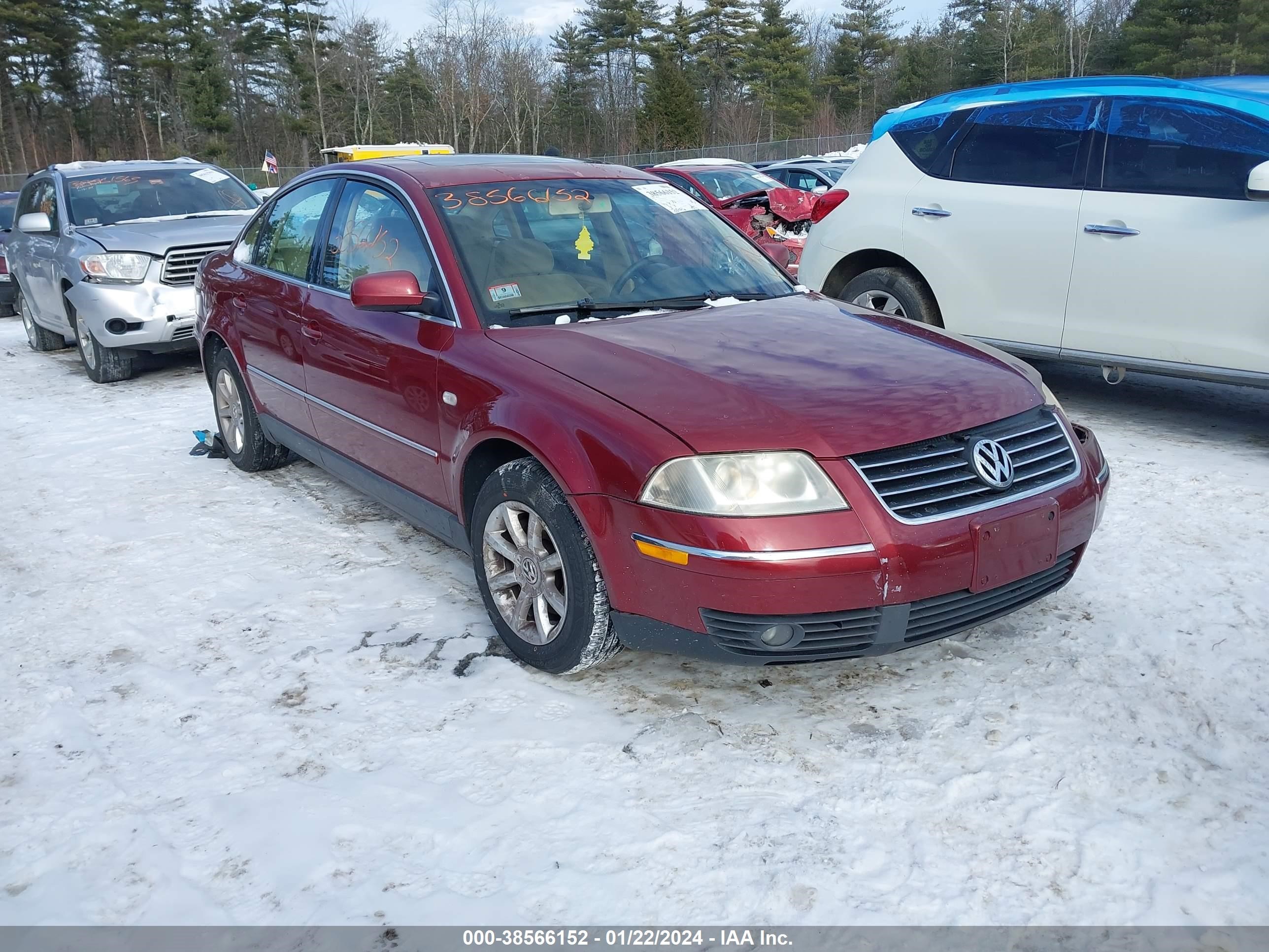 volkswagen passat 2004 wvwpd63b54p053499