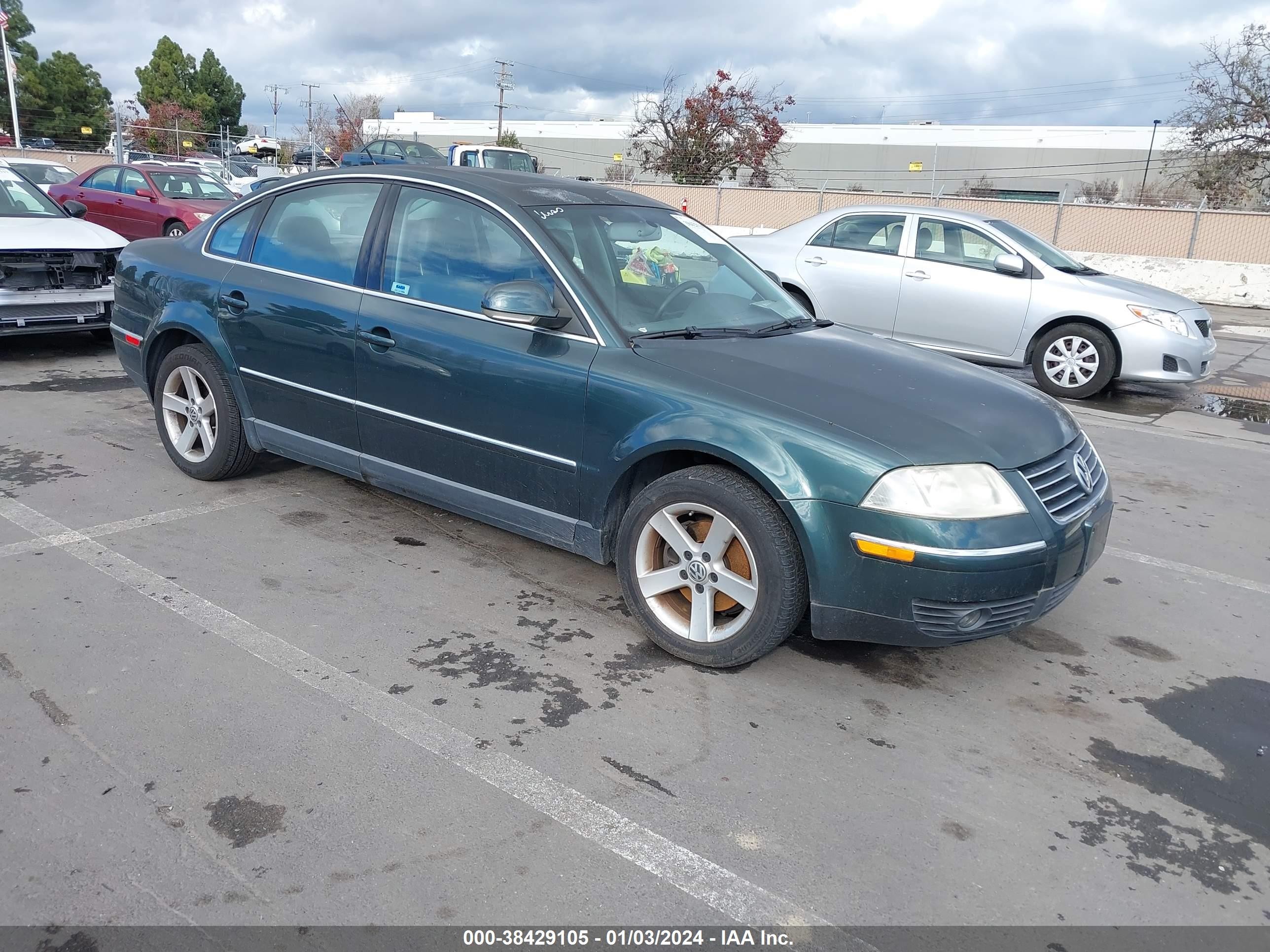 volkswagen passat 2004 wvwrh63b74p200130