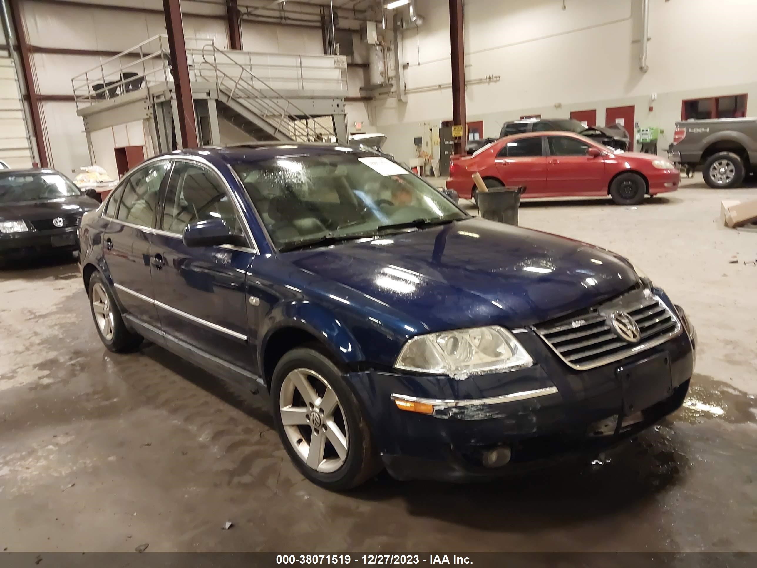 volkswagen passat 2004 wvwth63bx4p009503