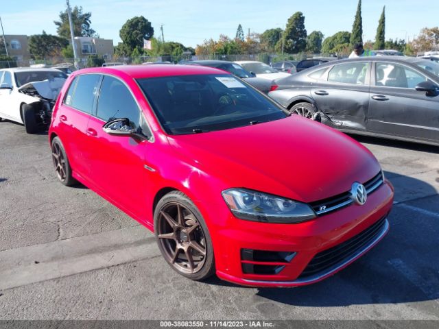 volkswagen golf r 2016 wvwuf7au7gw034941