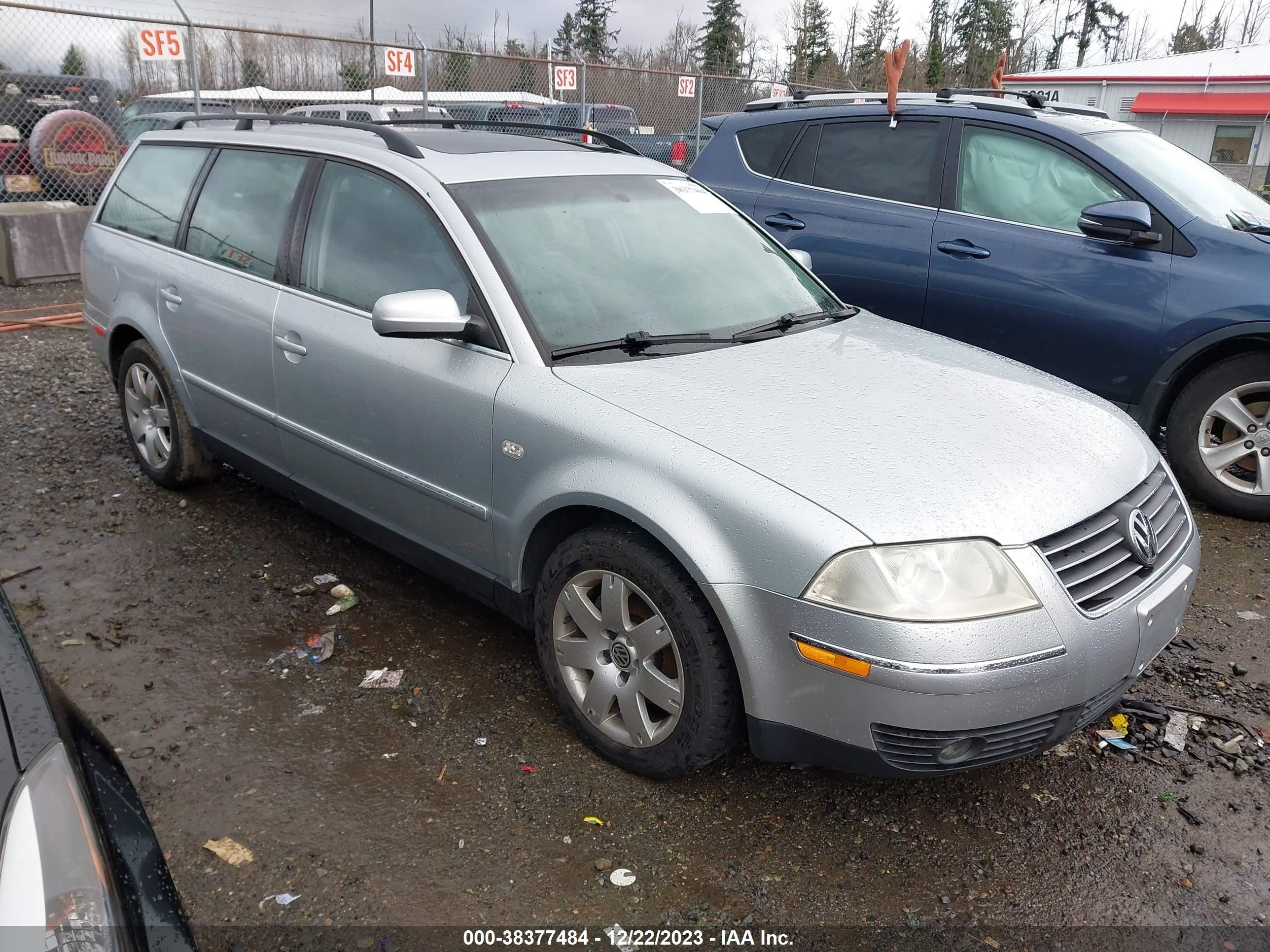 volkswagen passat 2003 wvwwh63b23e466197