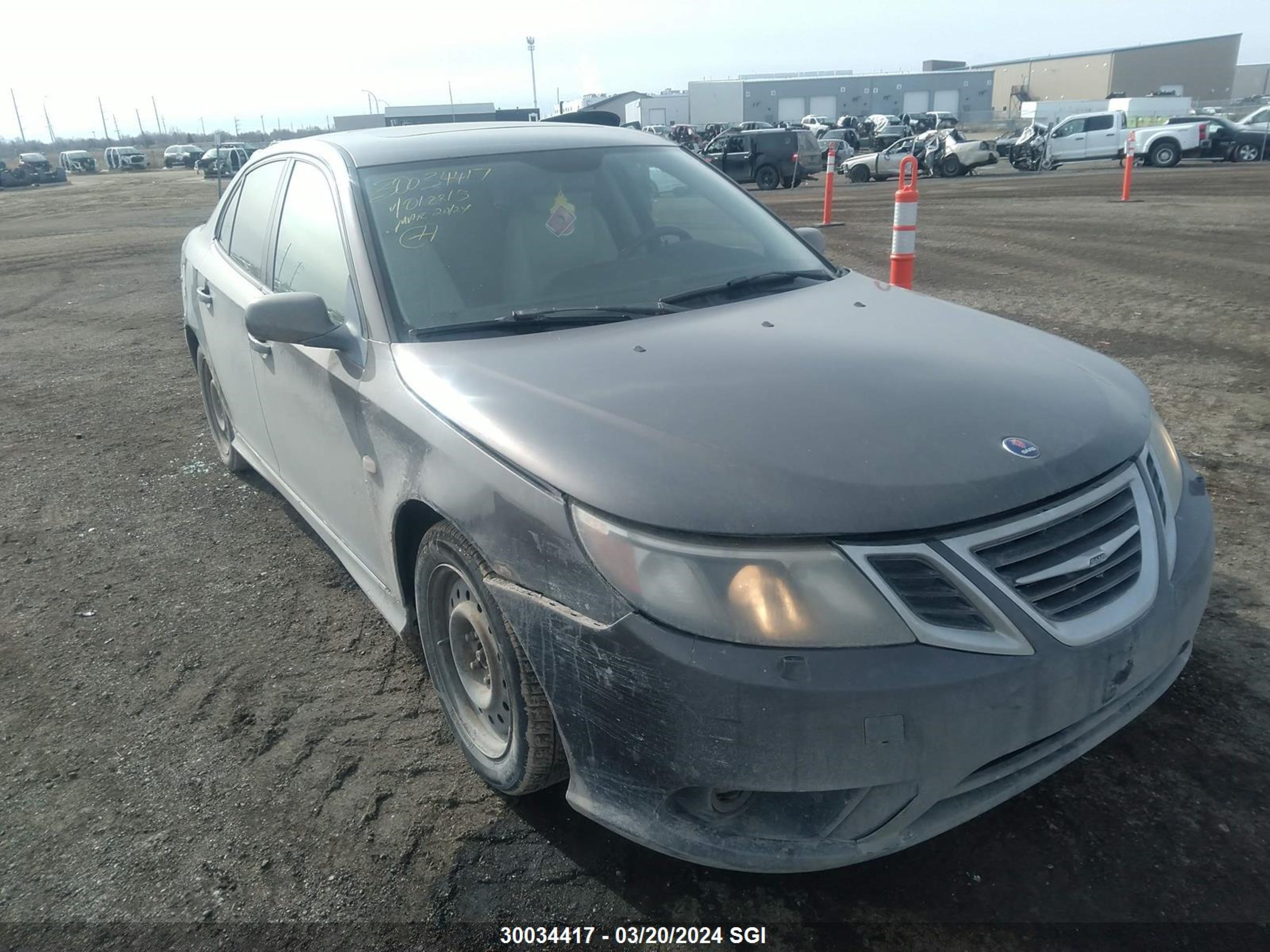 saab 9-3 2008 ys3fb49y081012815