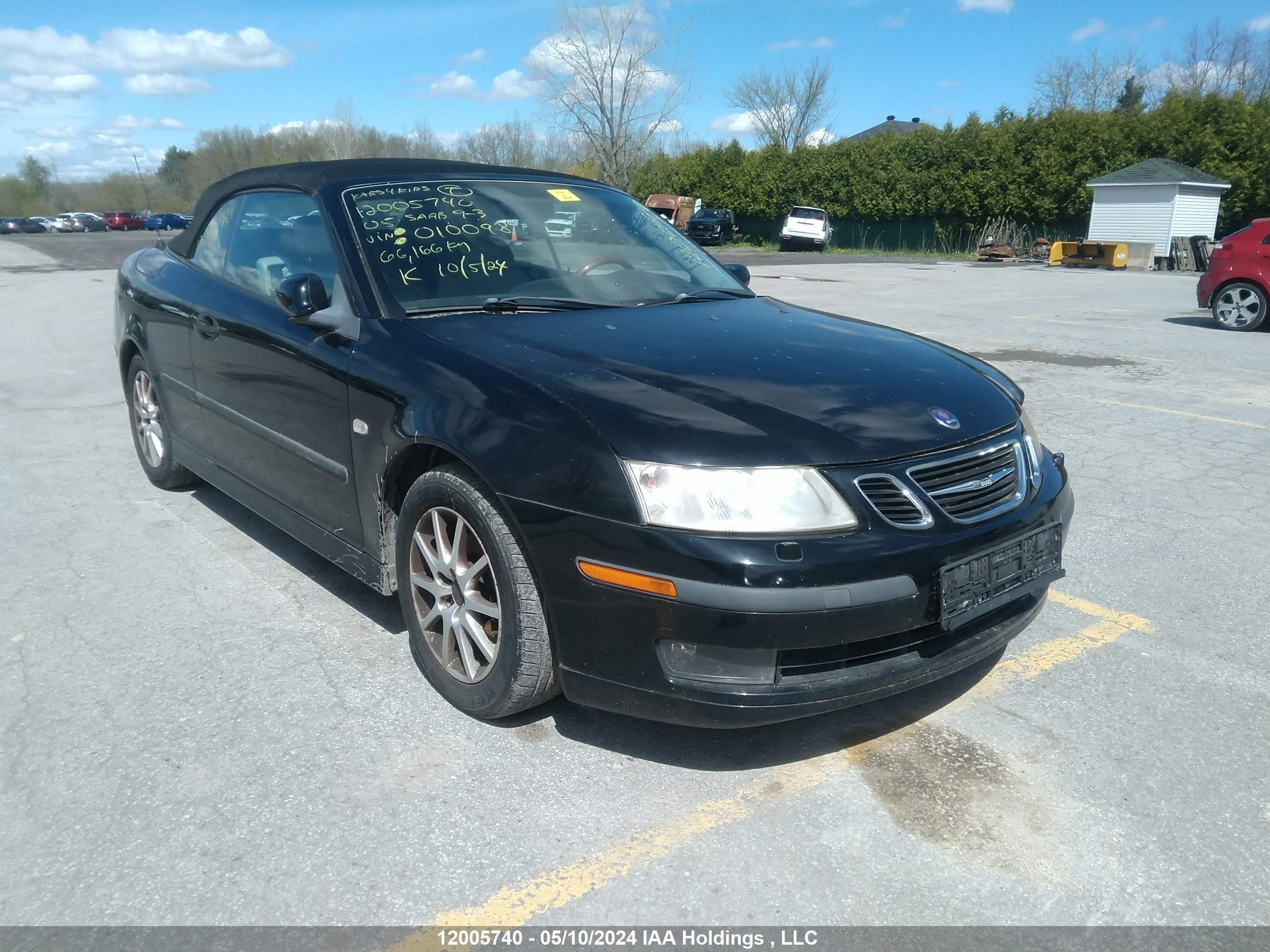 saab 9-3 2005 ys3fd75yx56010098