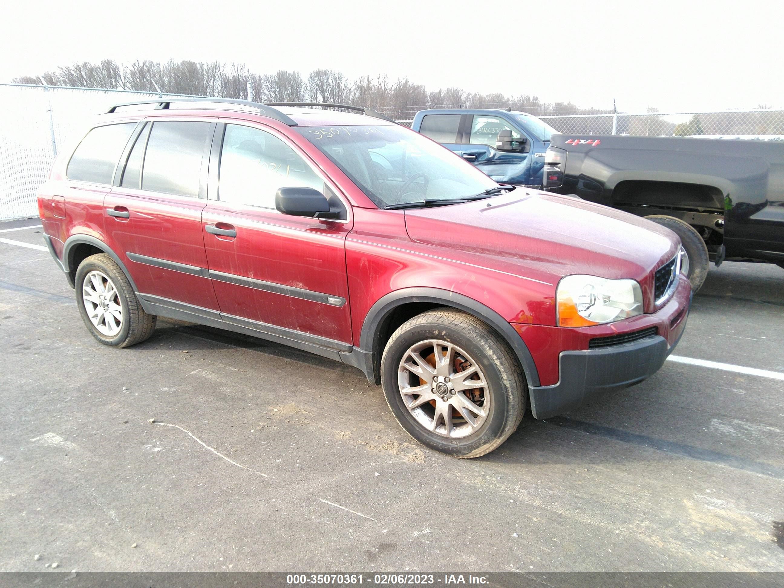 volvo xc90 2005 yv1cm911x51174506