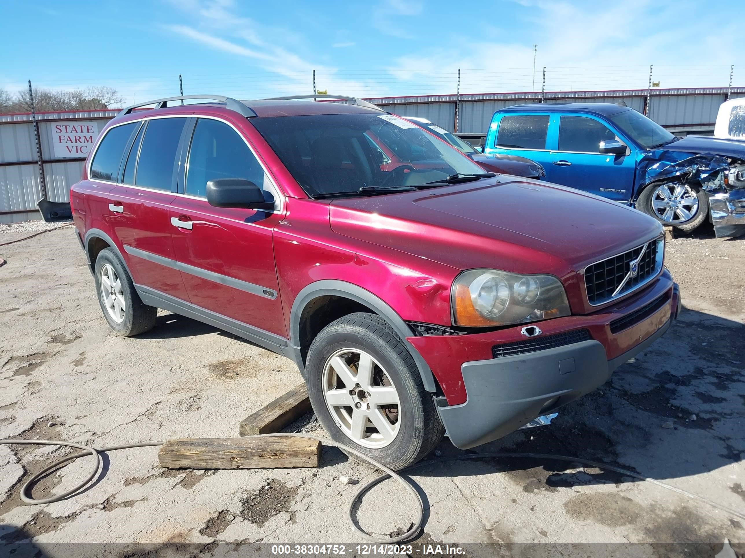 volvo xc90 2004 yv1cz91h341072364