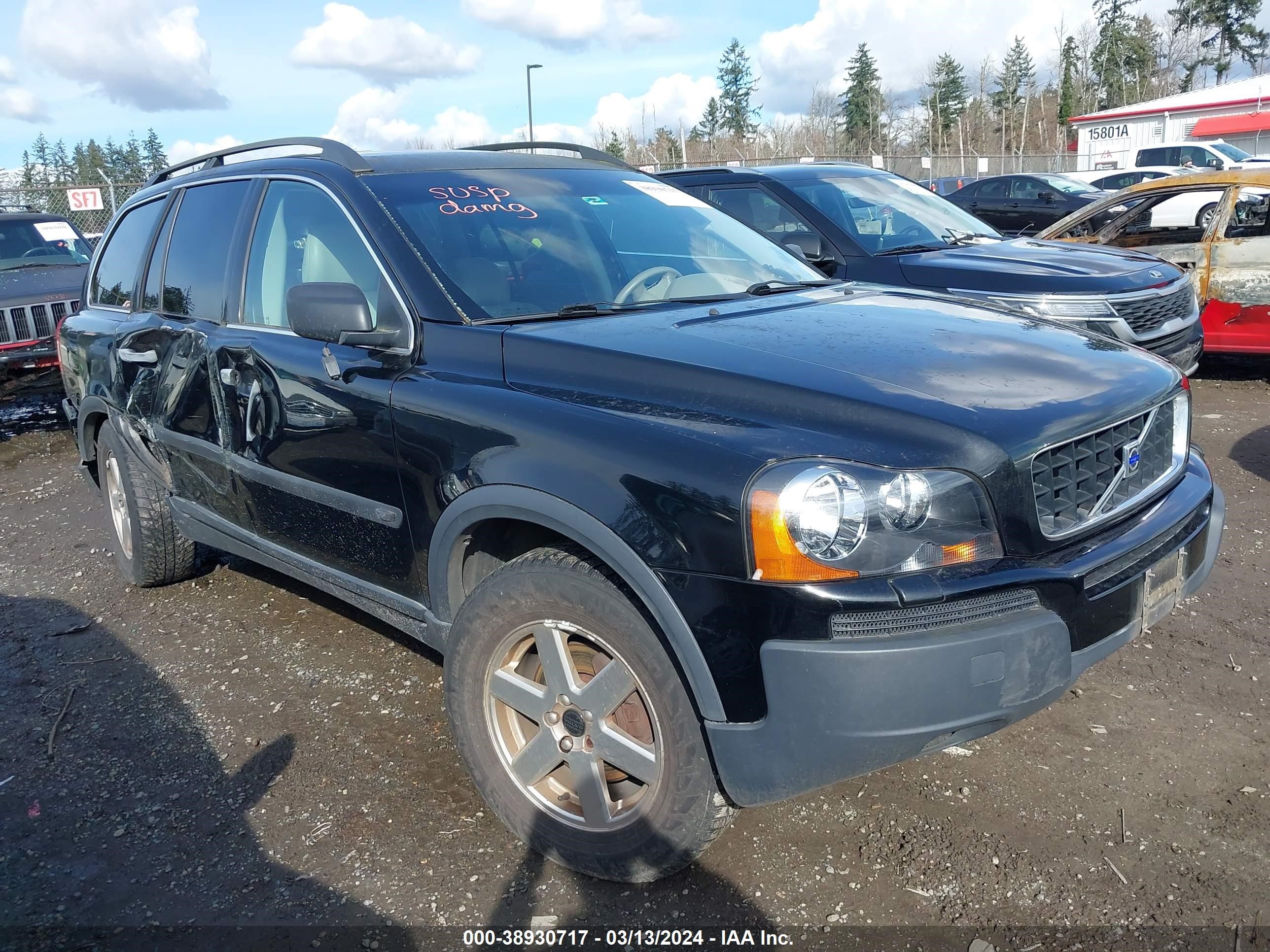 volvo xc90 2003 yv1cz91h931005380