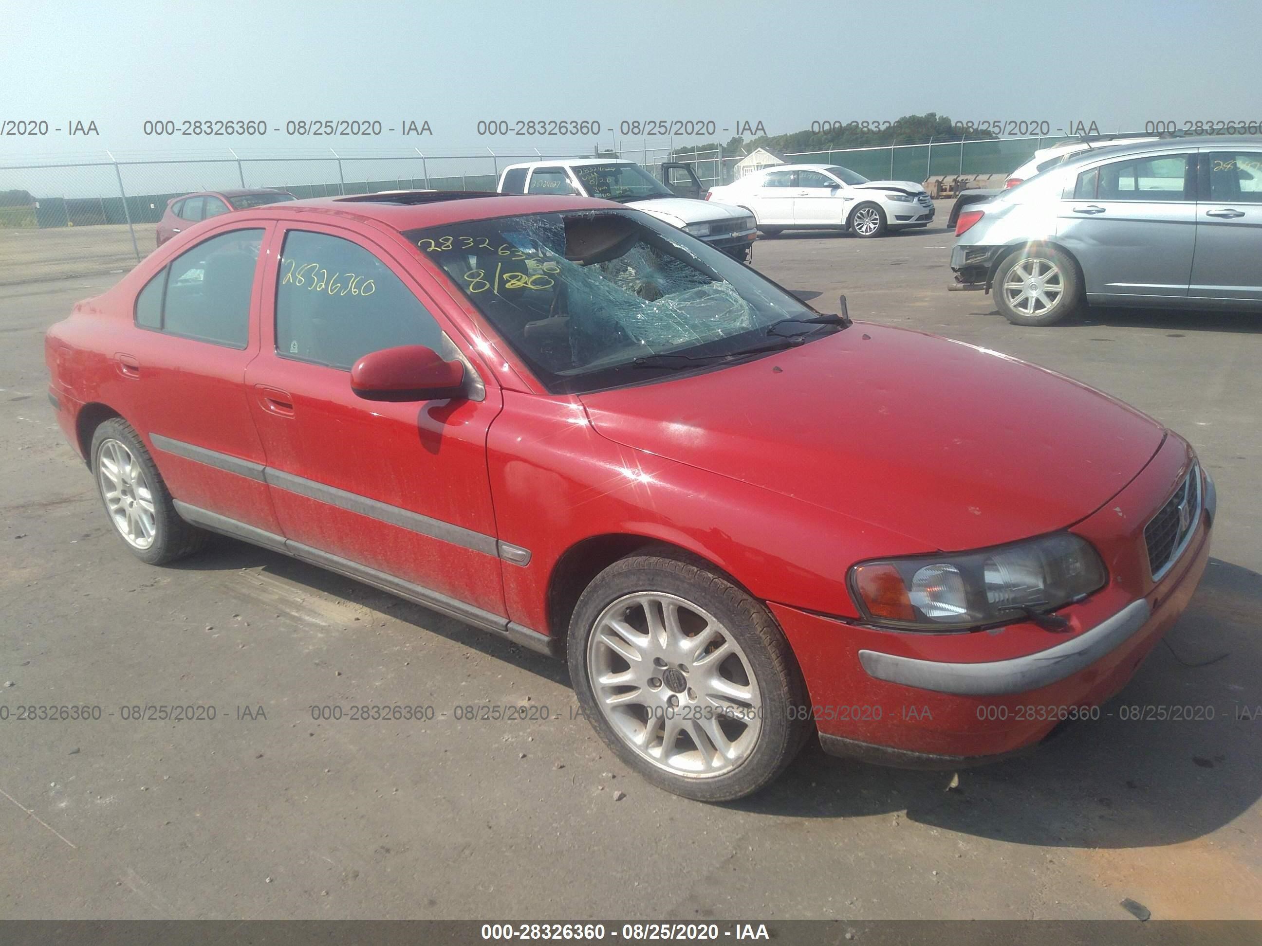 volvo s60 2002 yv1rs53dx22188301