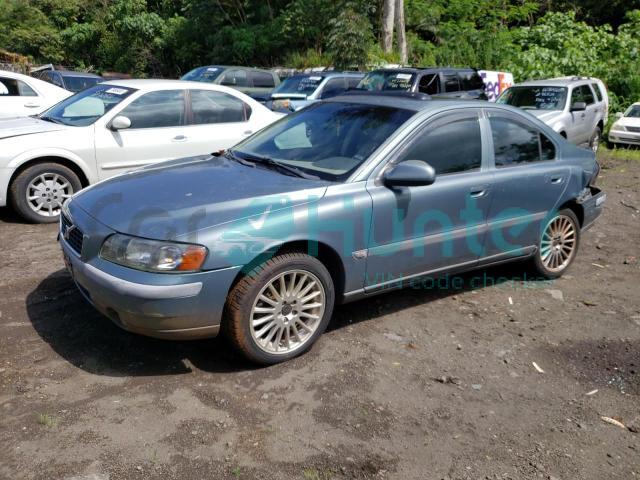 volvo s60 2.4t 2003 yv1rs58d132277605