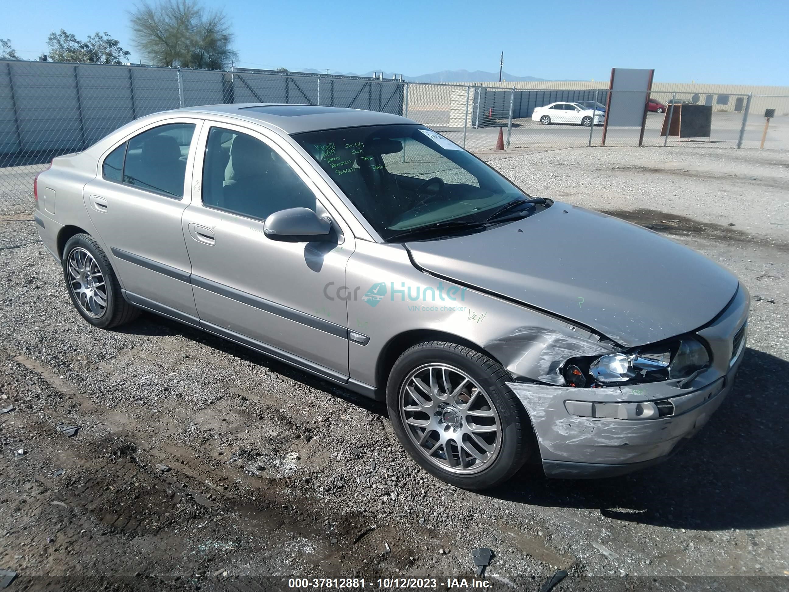 volvo s60 2002 yv1rs58d622119419