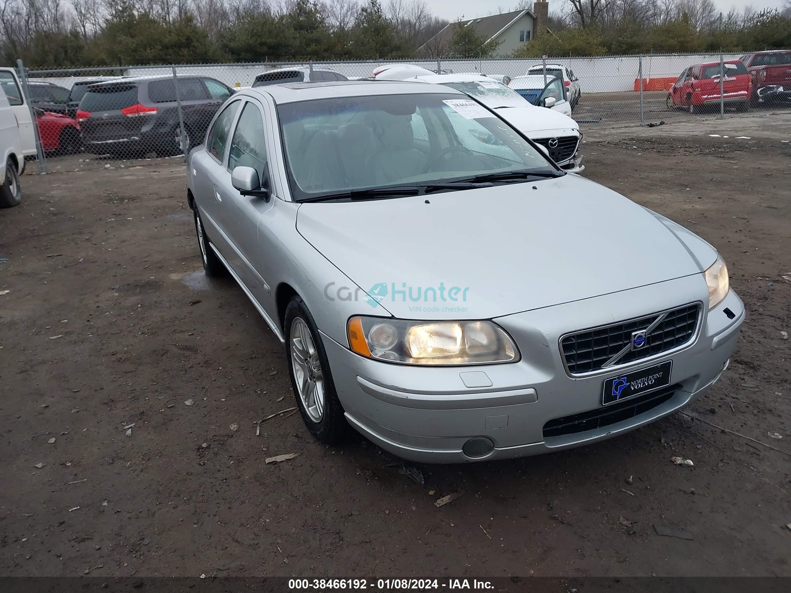 volvo s60 2006 yv1rs592062508107