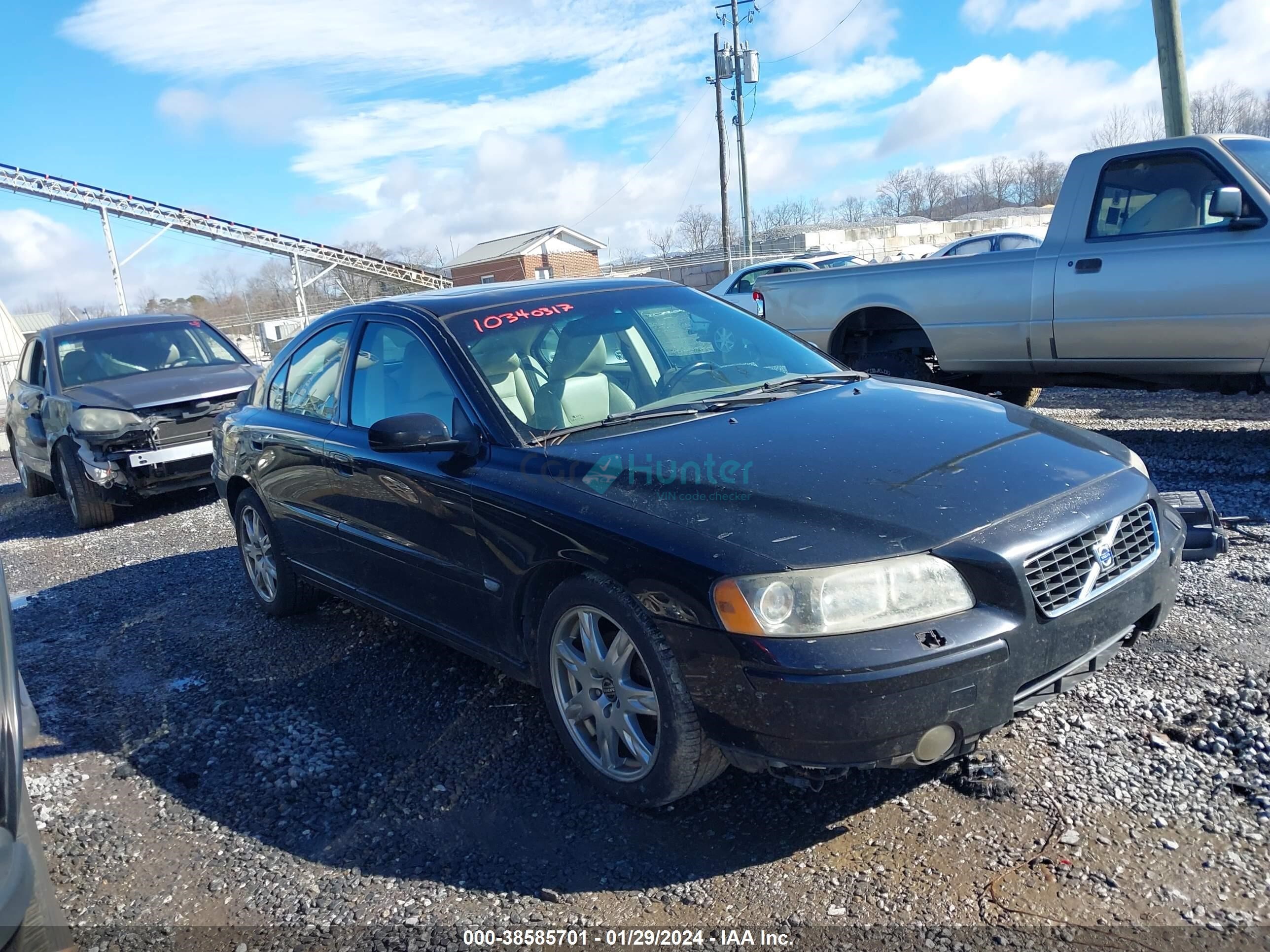 volvo s60 2005 yv1rs592252452377
