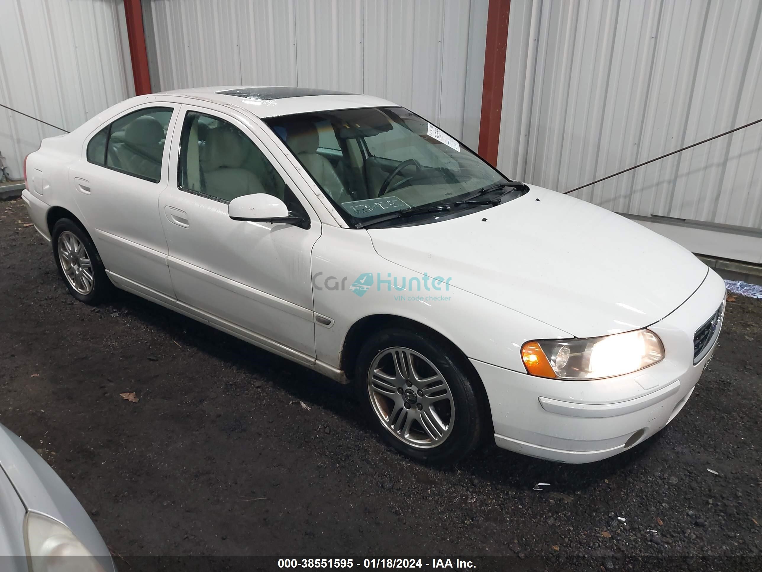 volvo s60 2006 yv1rs592962544605