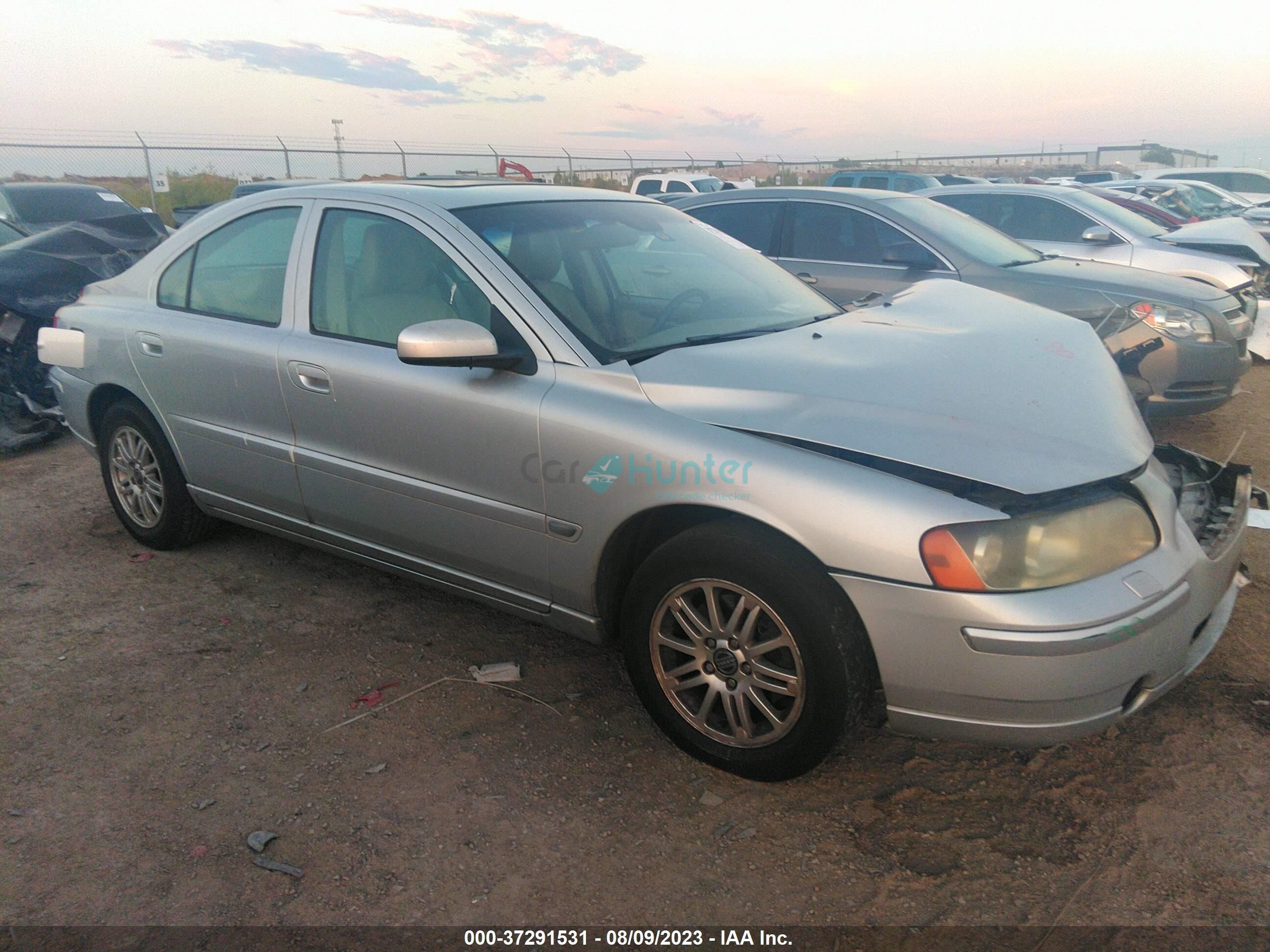 volvo s60 2005 yv1rs612x52478520