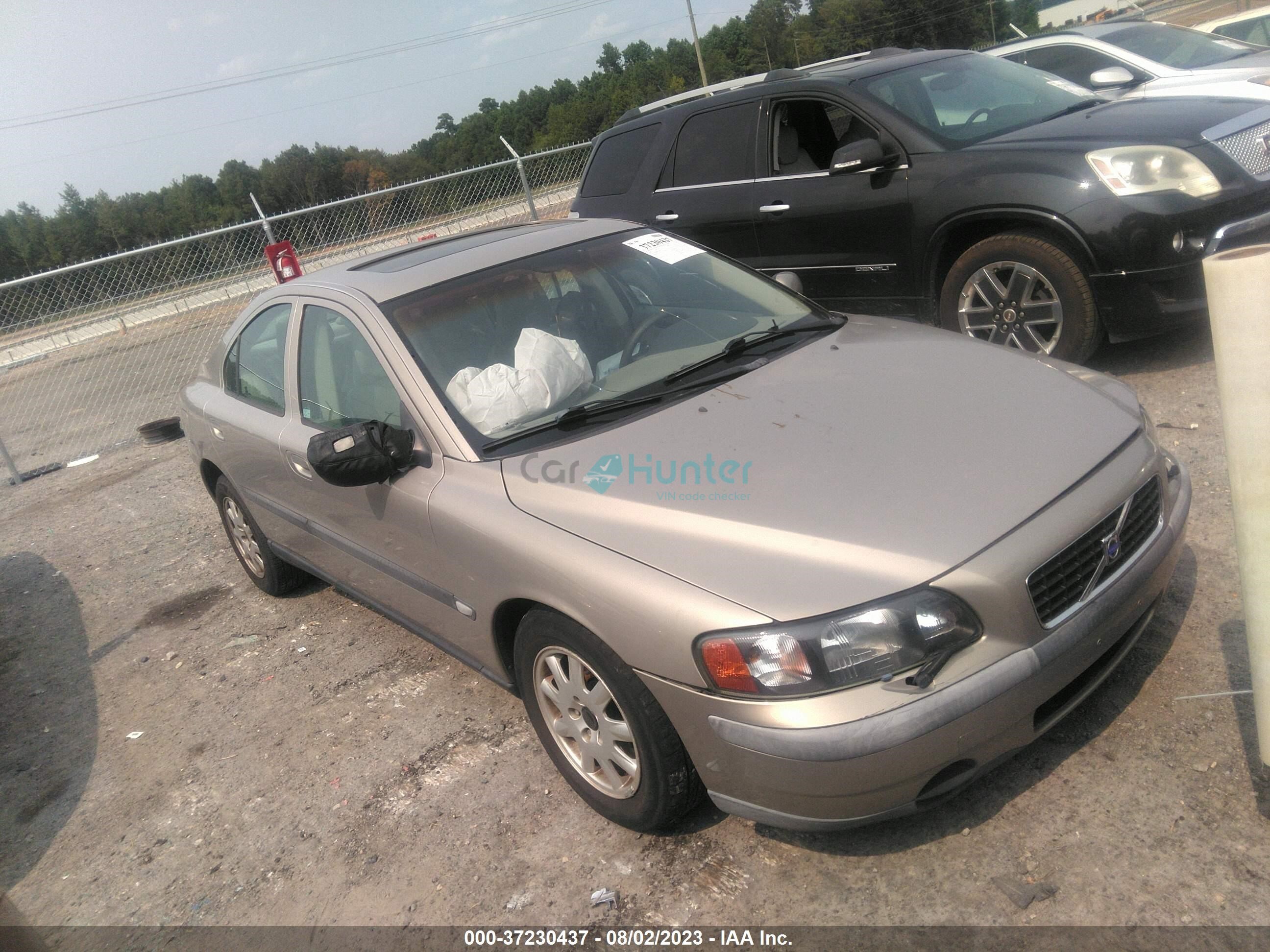 volvo s60 2001 yv1rs61r712013328