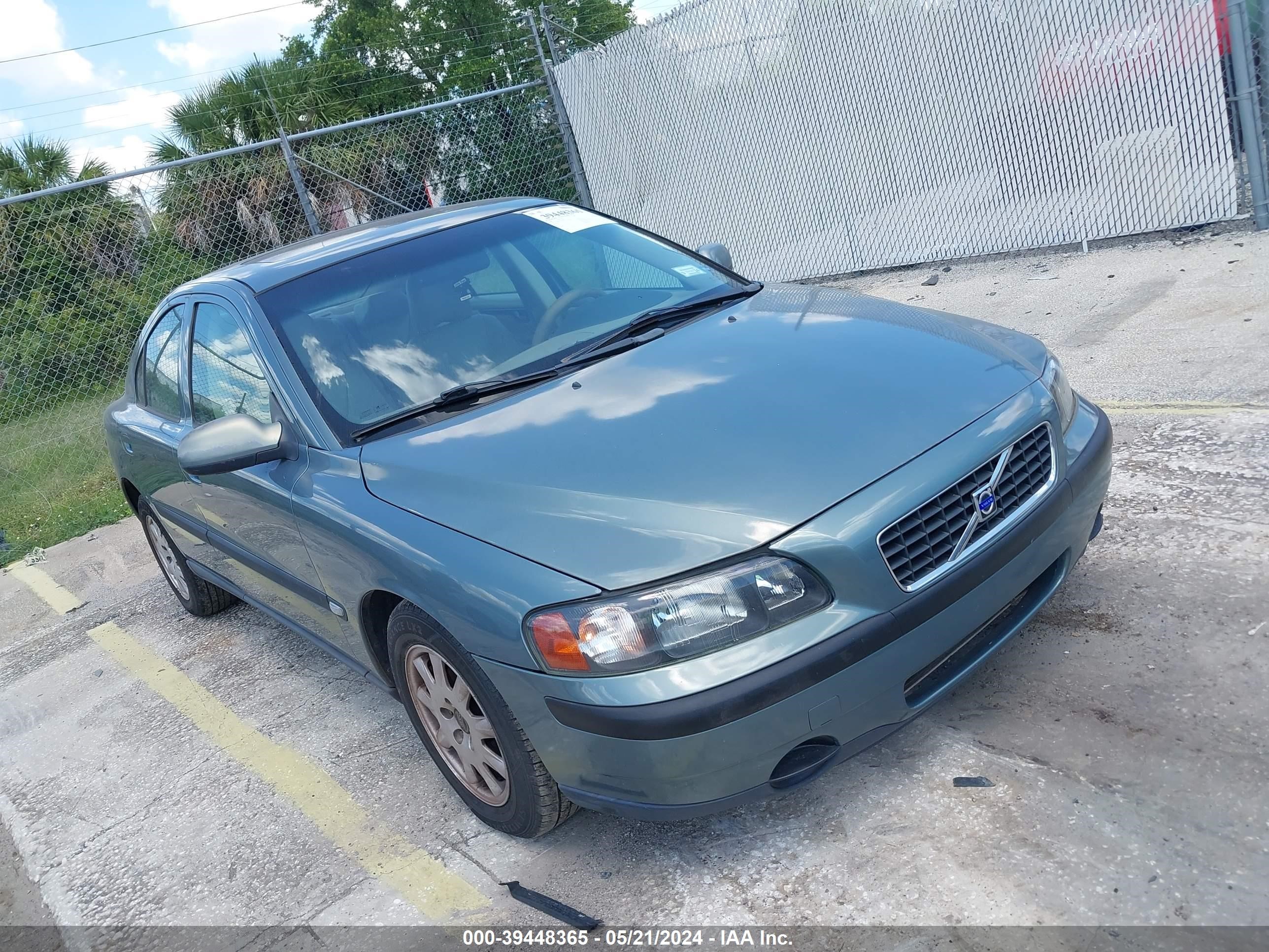 volvo s60 2002 yv1rs61r822160565