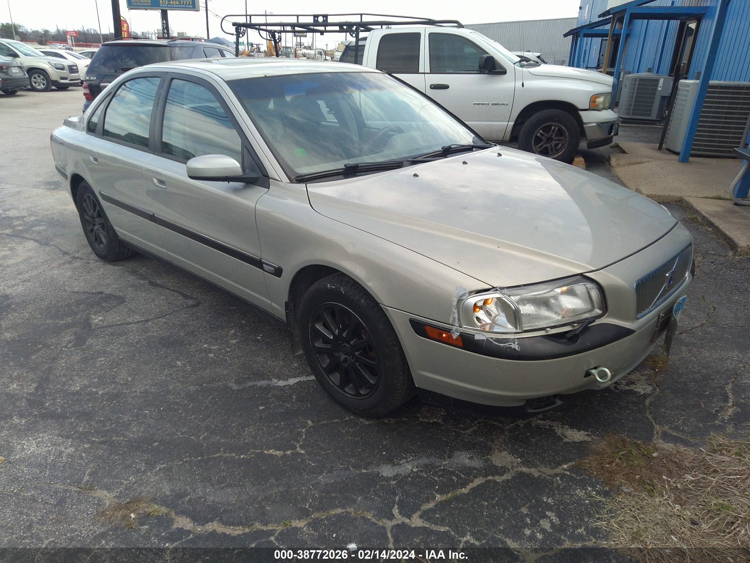 volvo s80 2001 yv1ts94d011176478