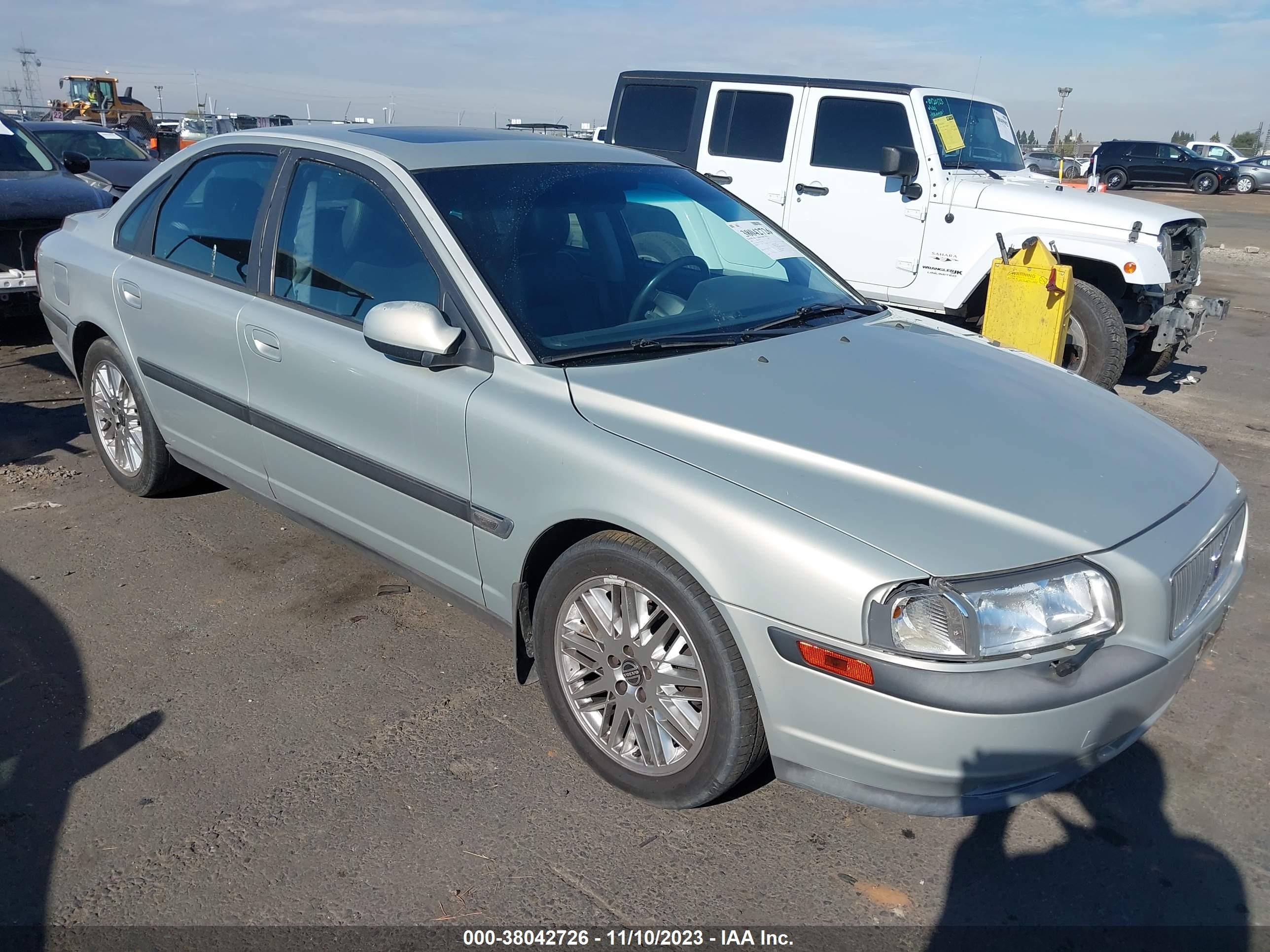 volvo s80 2001 yv1ts94dx11163138