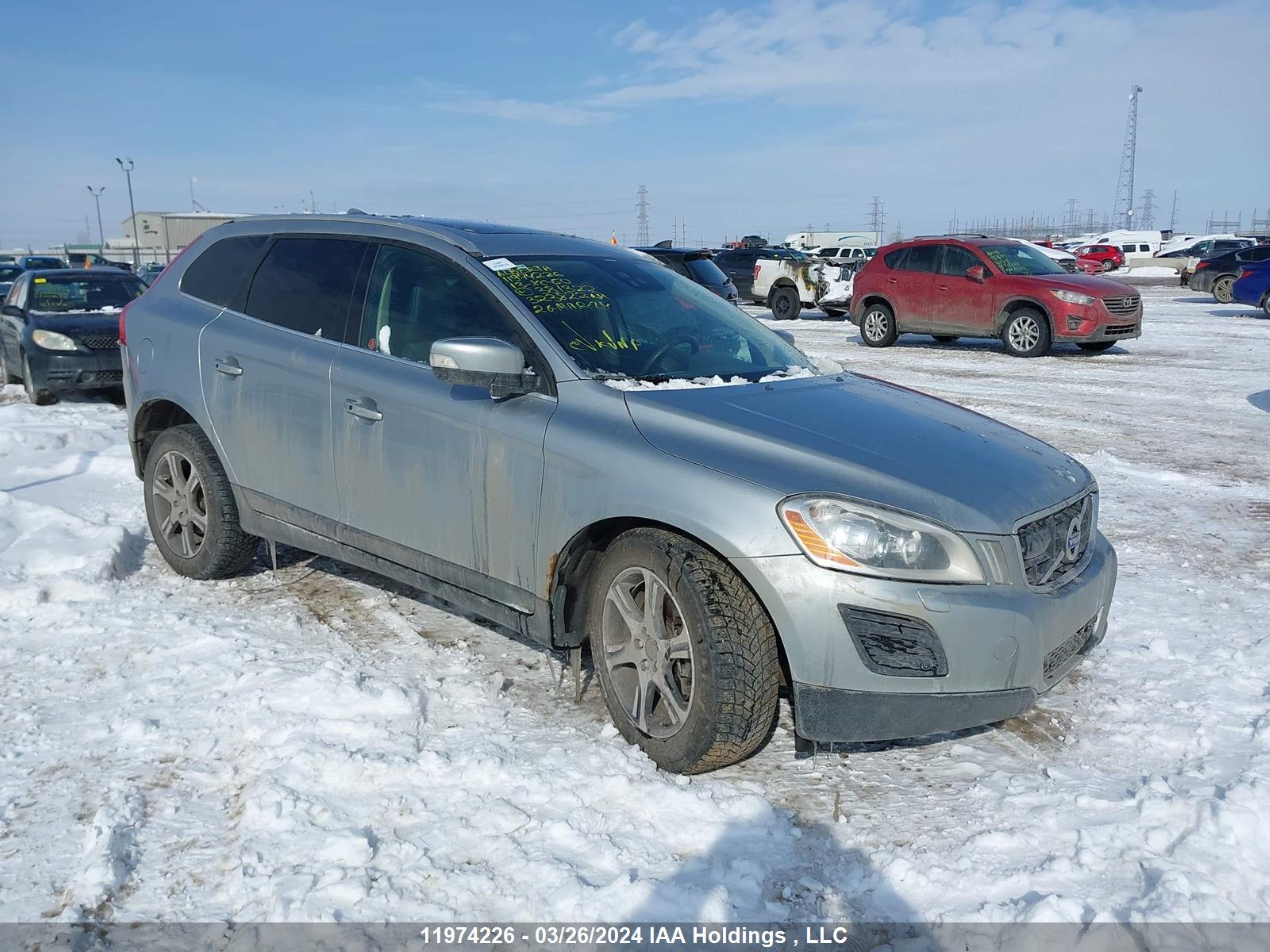 volvo xc60 2013 yv4902dz2d2381322