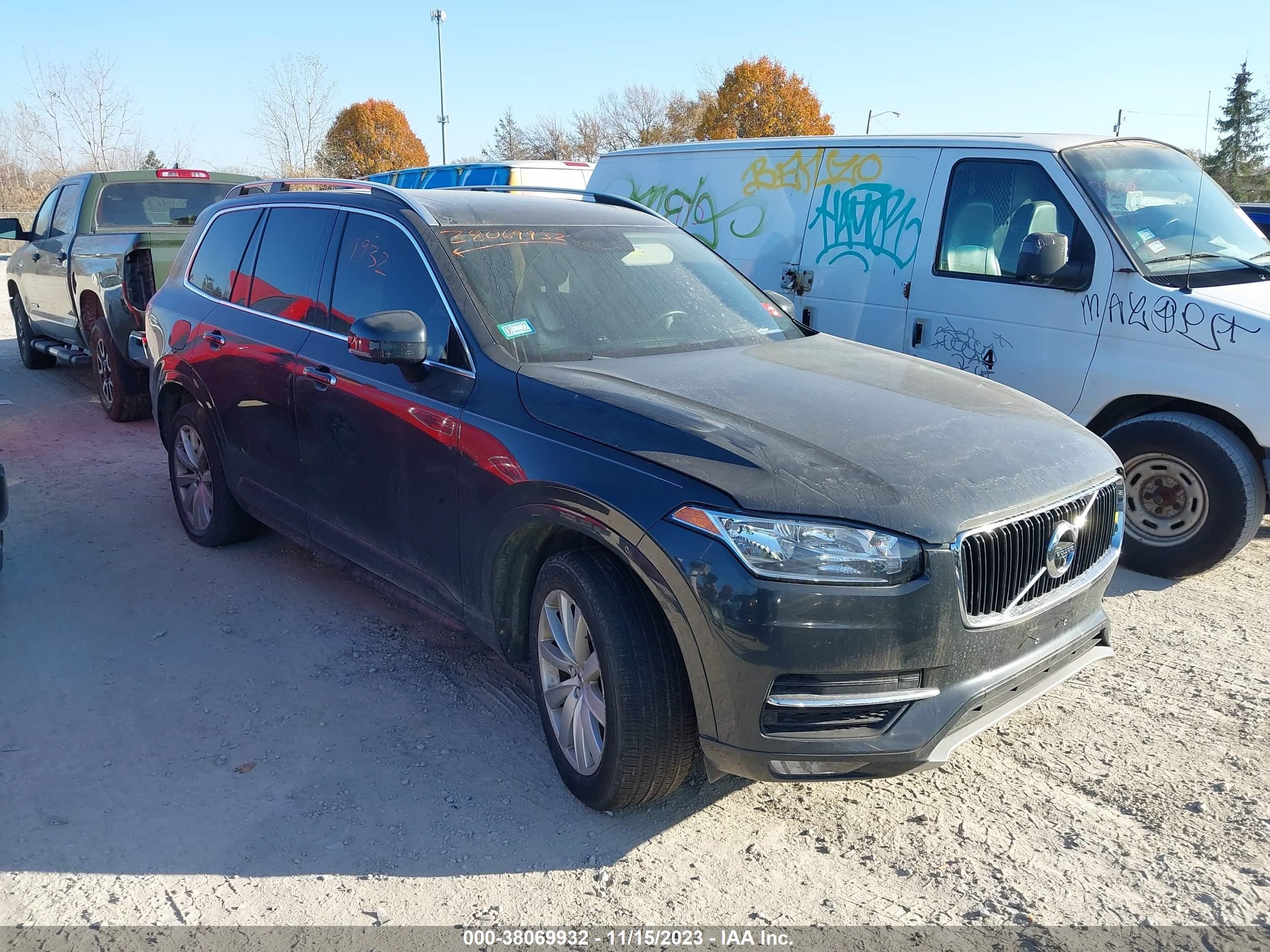 volvo xc90 2016 yv4a22pk6g1033653