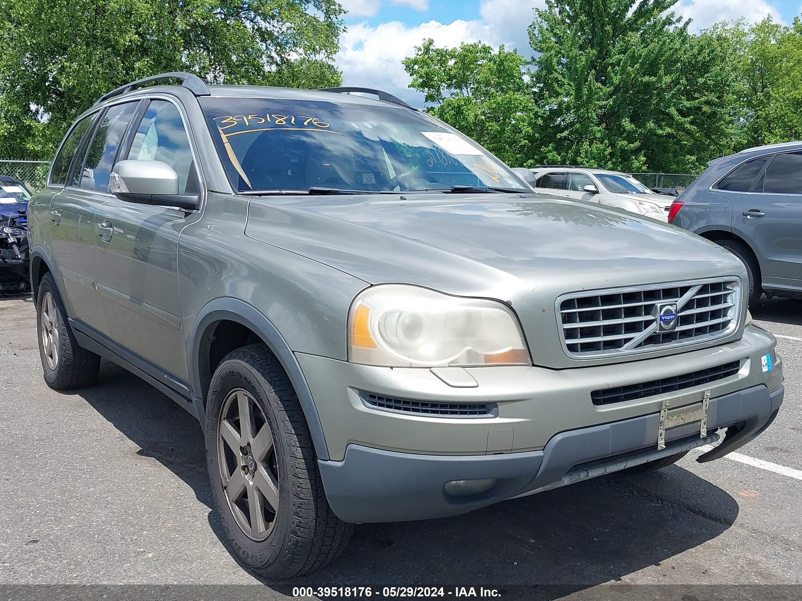 volvo xc90 2007 yv4cz982x71406544