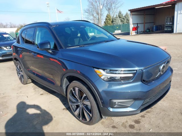 volvo xc40 recharge pure electric 2022 yv4ed3ub3n2711692