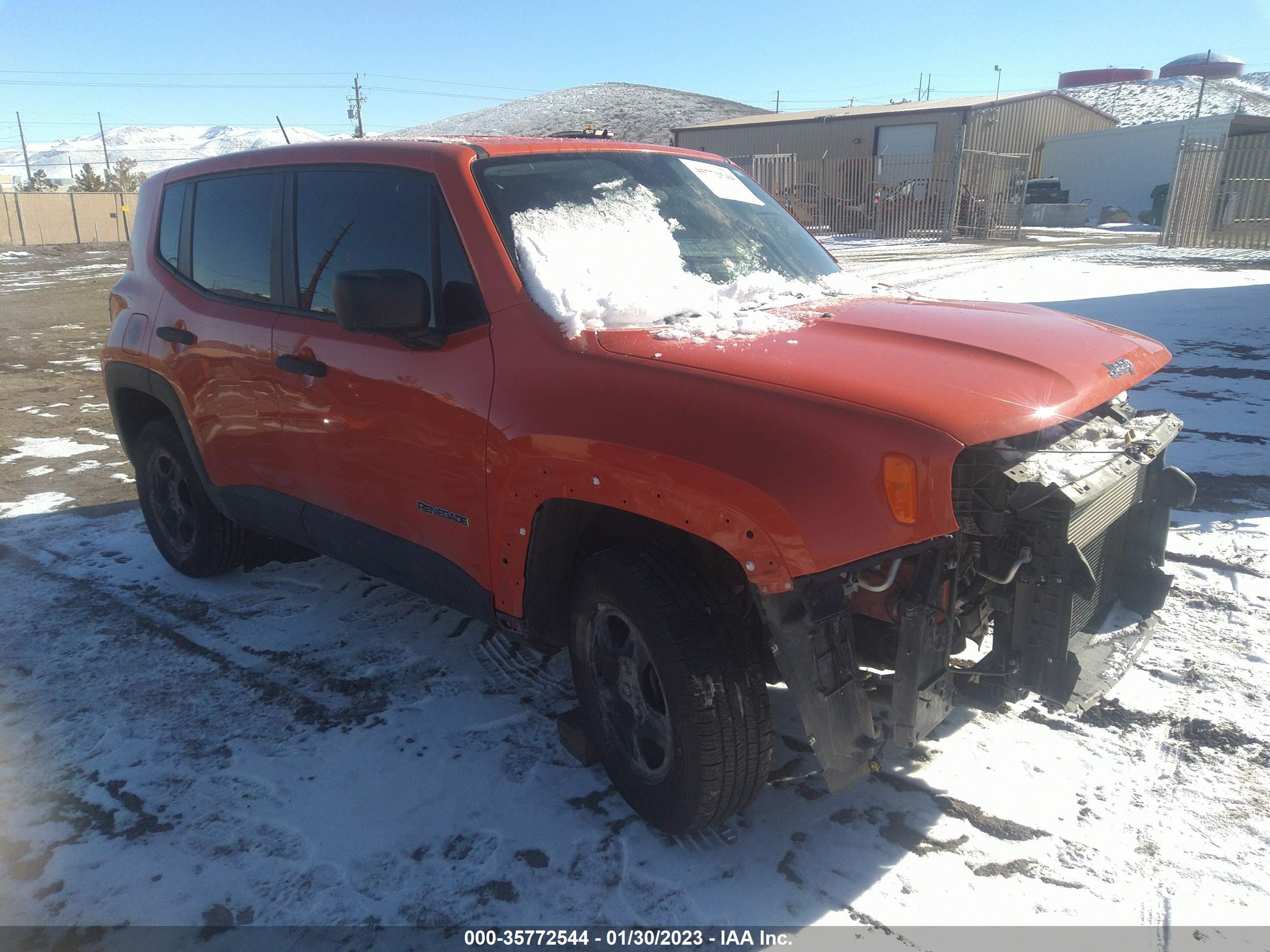 jeep renegade 2017 zaccjbab8hpf33886