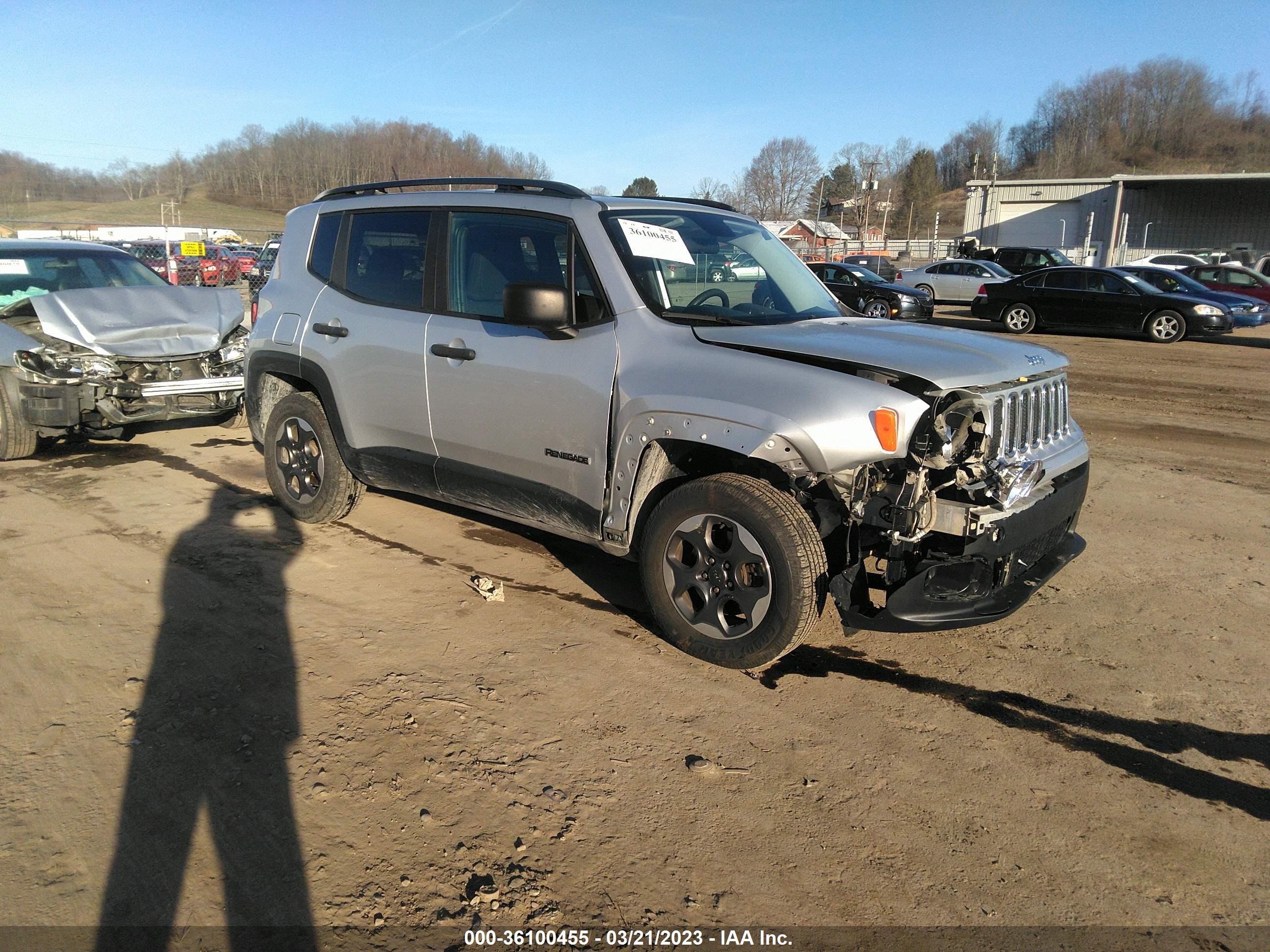 jeep renegade 2017 zaccjbah0hpf04399