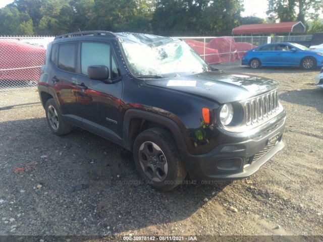 jeep renegade 2016 zaccjbat9gpd87621