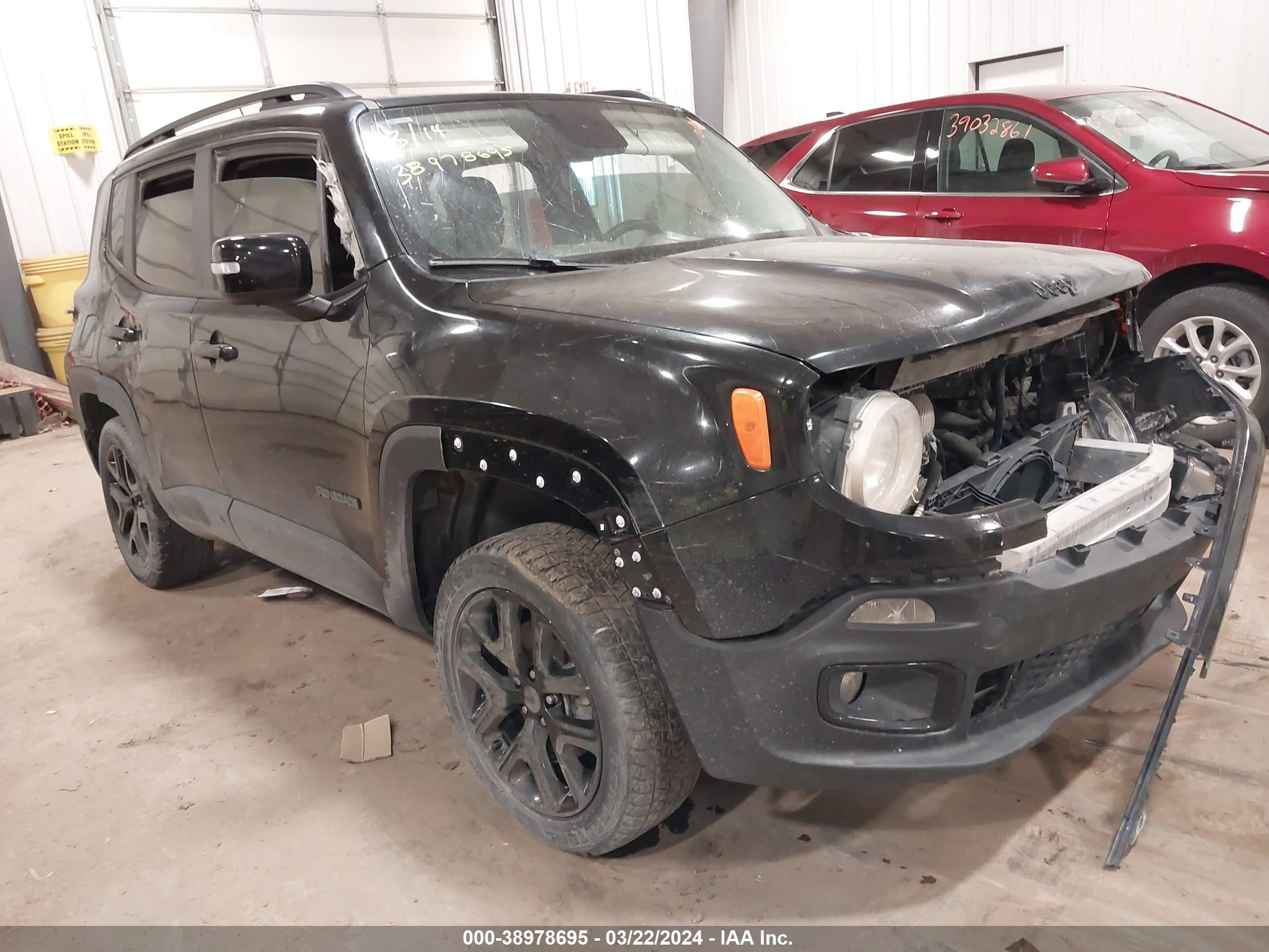 jeep renegade 2017 zaccjbbb8hpf29075