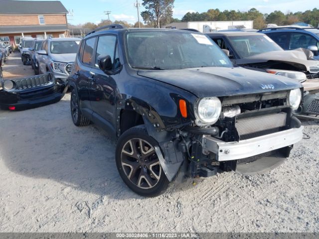 jeep renegade 2016 zaccjbbt8gpc86505