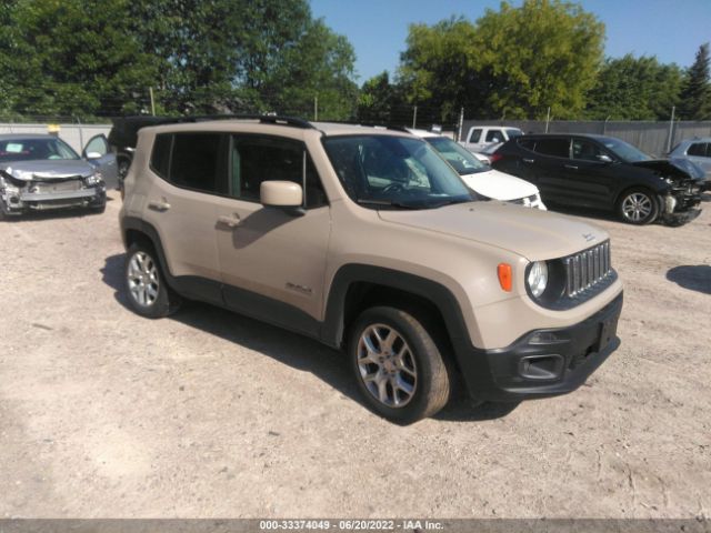 jeep renegade 2016 zaccjbbtxgpe13769