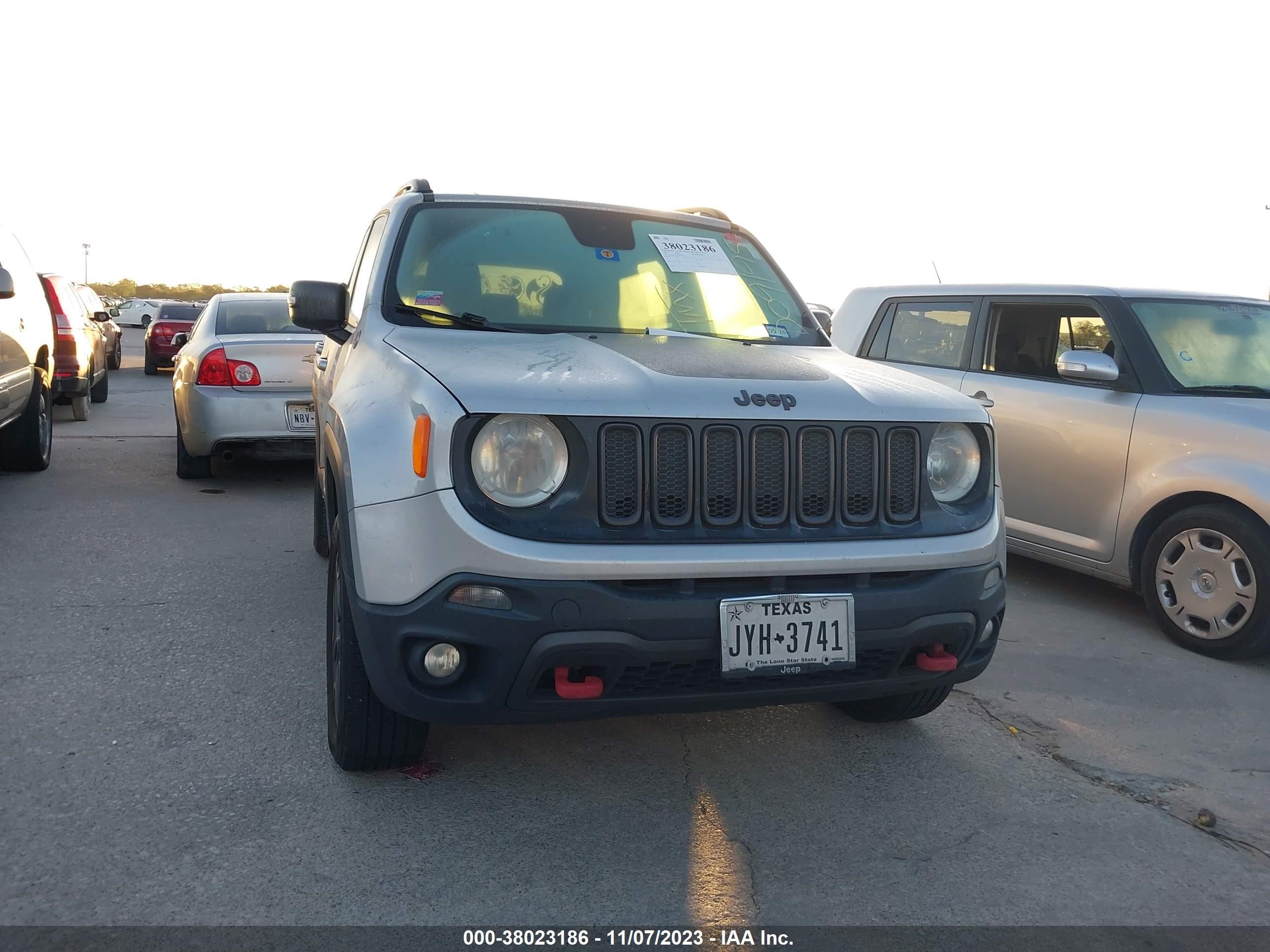 jeep renegade 2016 zaccjbct6gpd09195