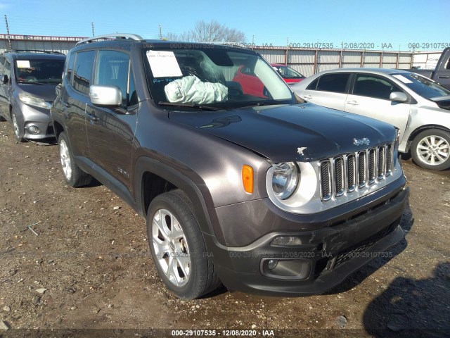 jeep renegade 2016 zaccjbdt9gpd32582