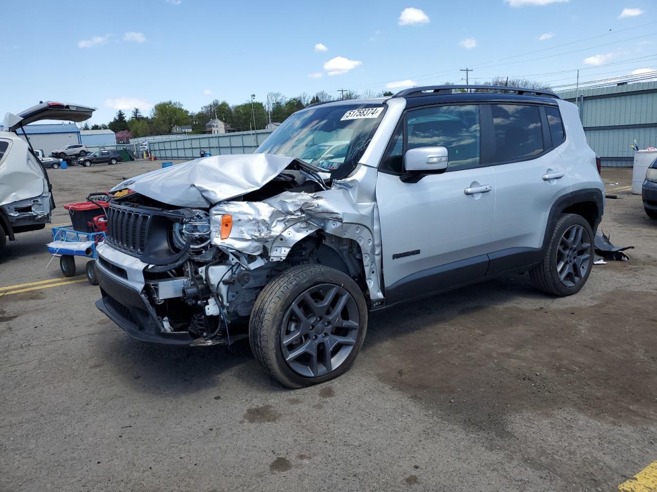 jeep renegade 2019 zacnjbb1xkpk13424