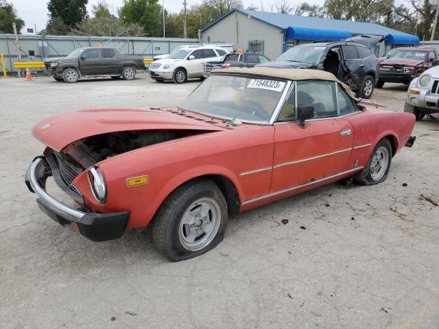 fiat 124 spider 1981 zfaas00b6b8185053